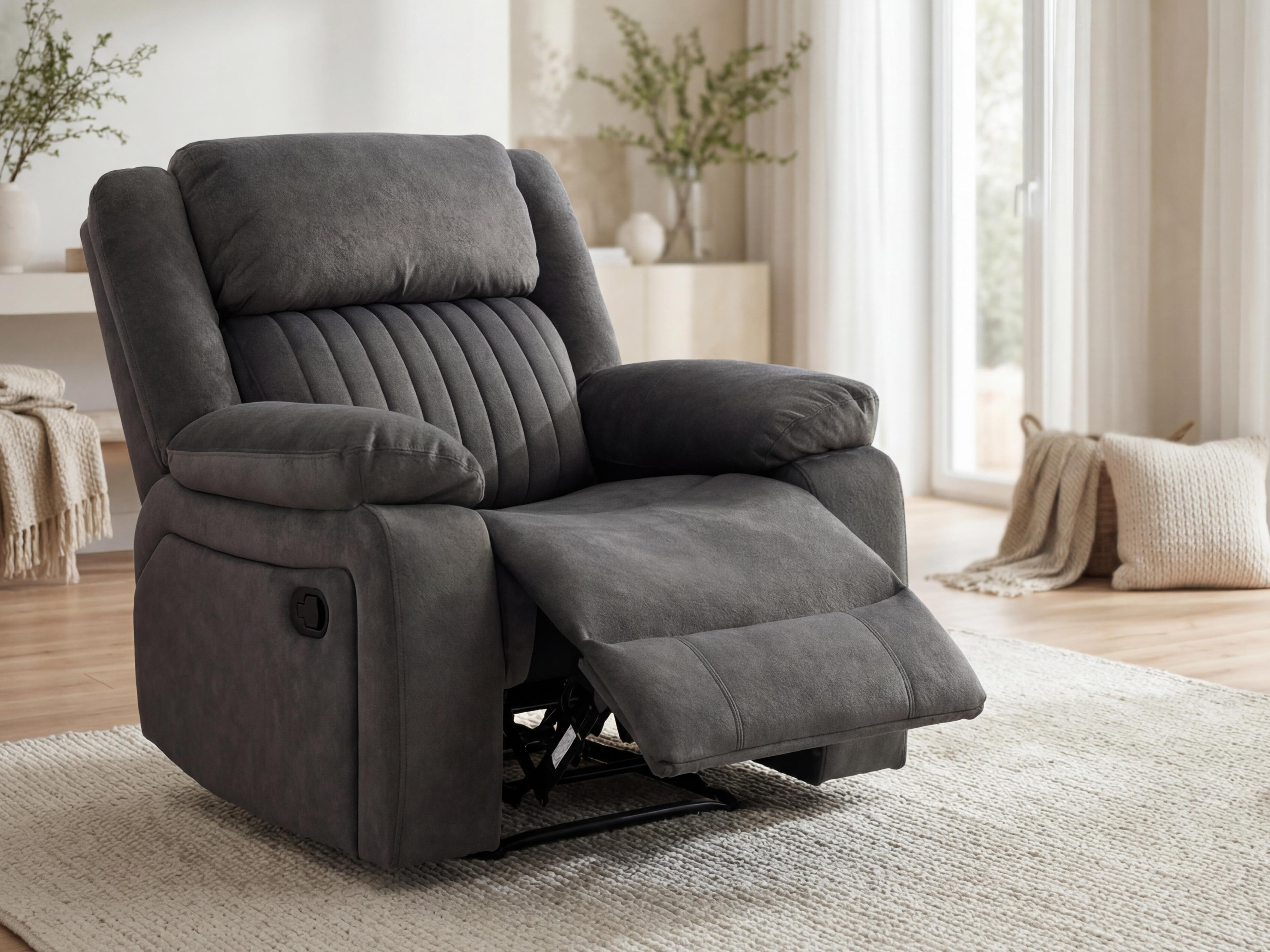 Recliner armchair Lufero 100 (Grey)
