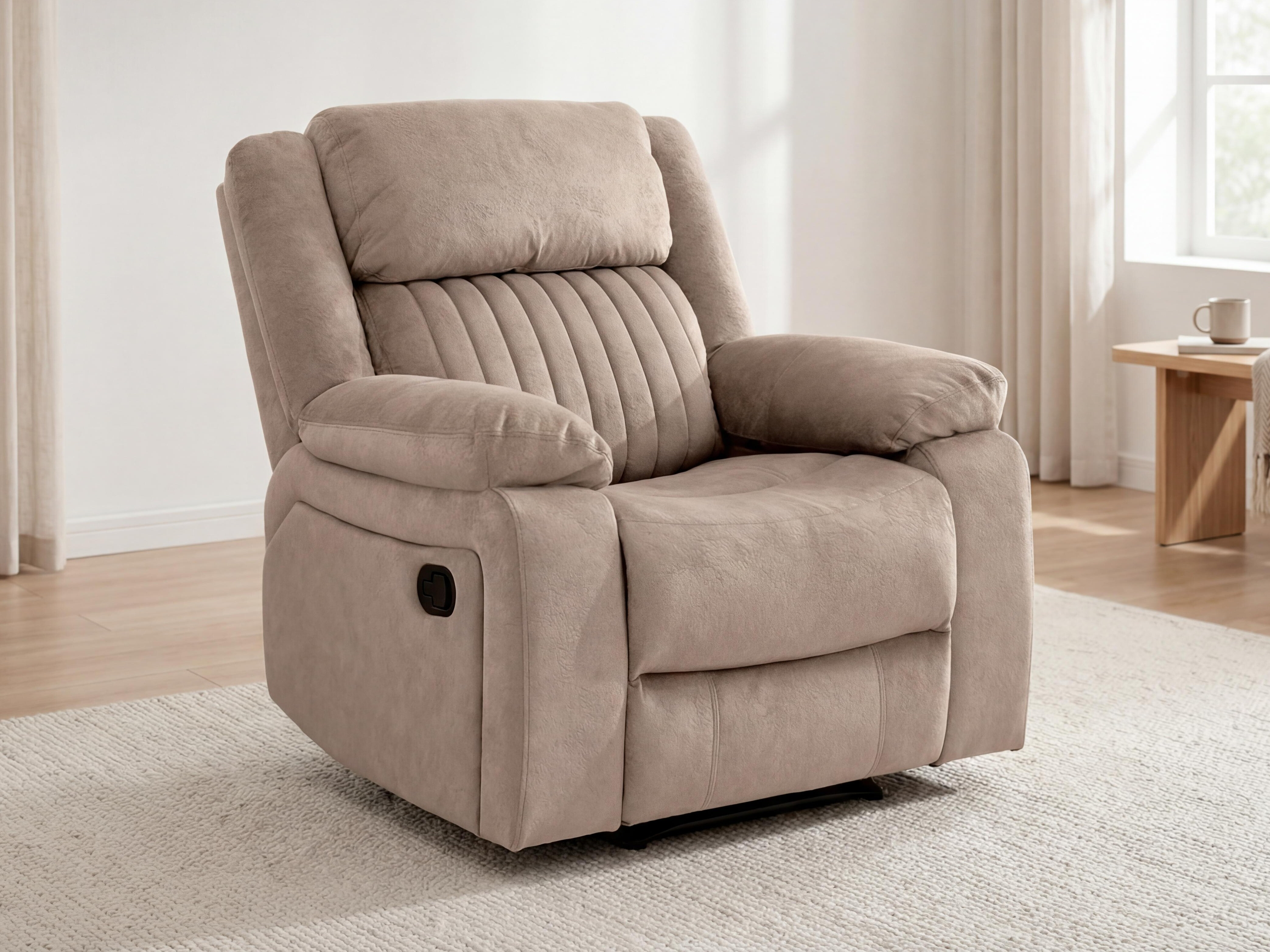 Recliner armchair Lufero 100 (Taupe)