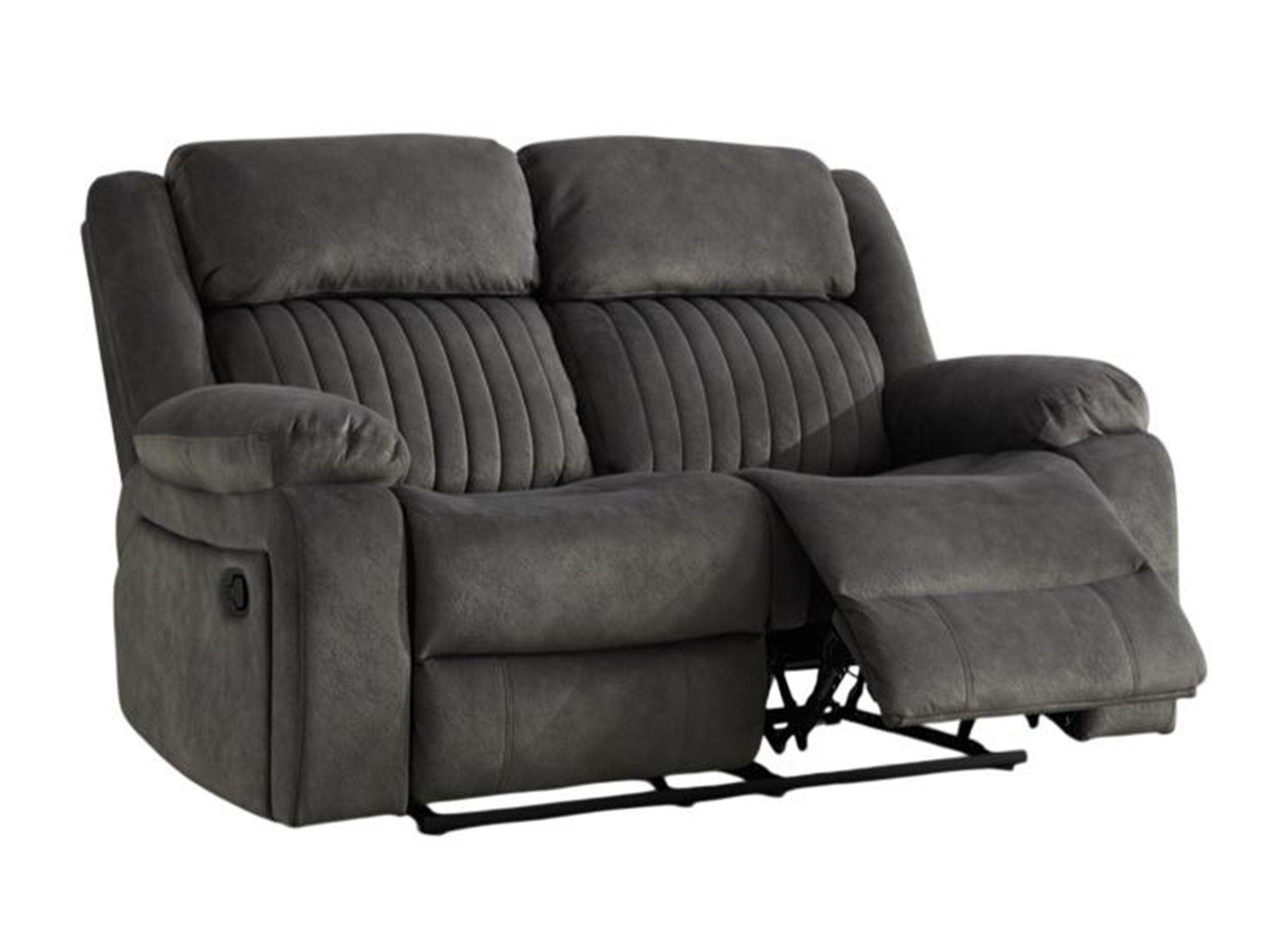 Recliner sofa Lufero 101 (Dark grey)