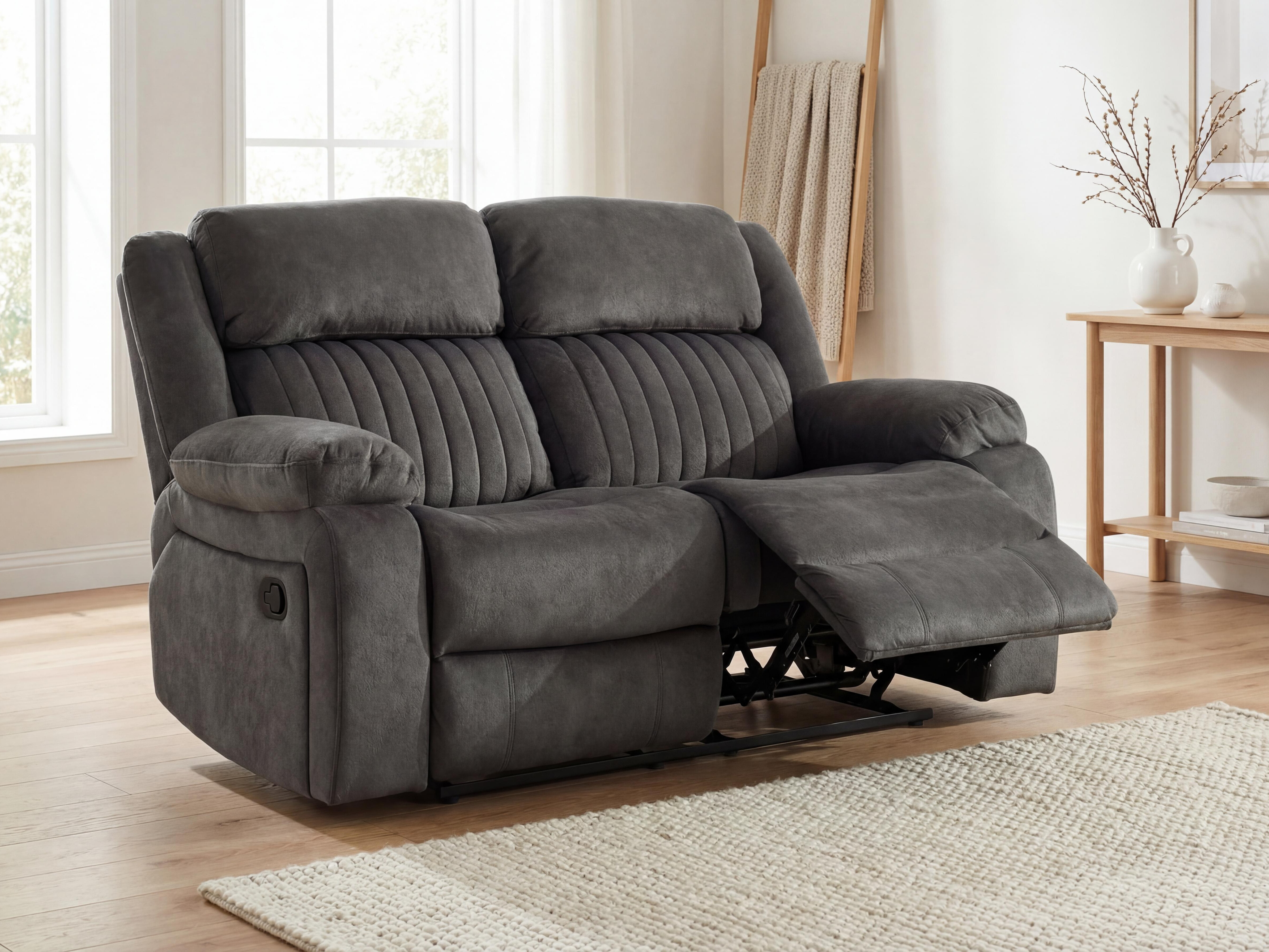 Sofa recliner Lufero 101 (Dark grey)