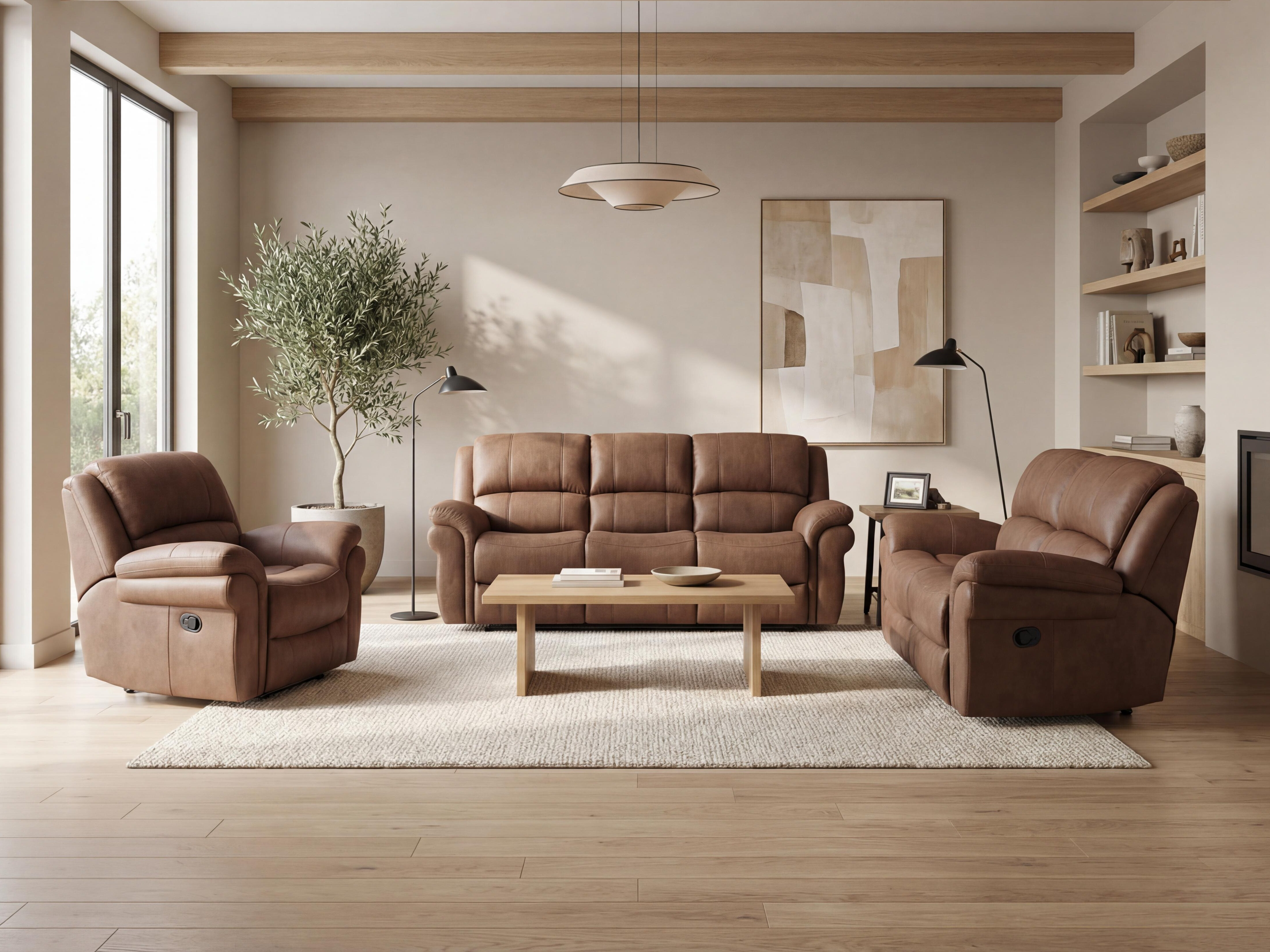 Sofa recliner Vercali 105 (Brown)