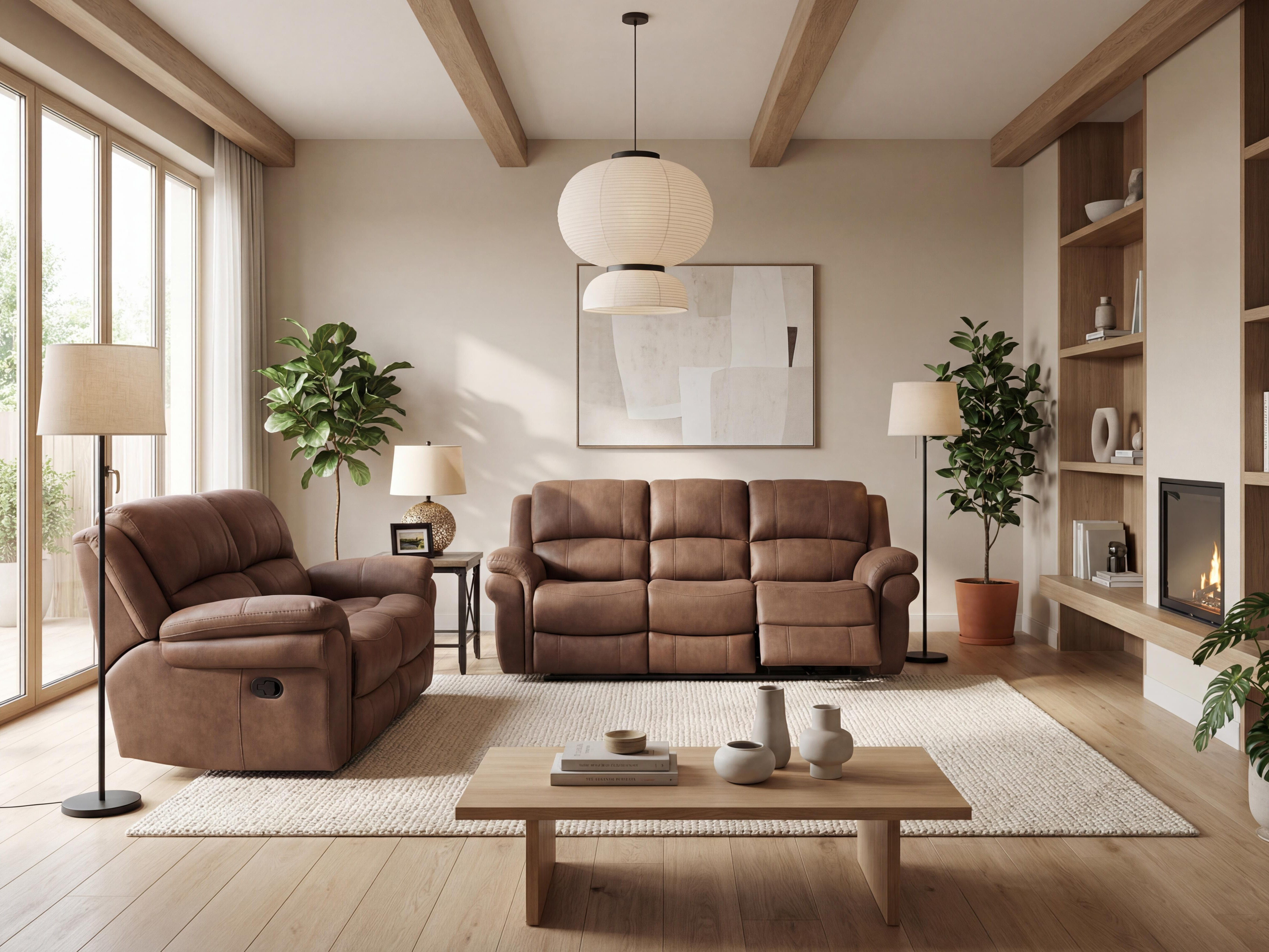 Sofa recliner Vercali 106 (Brown)