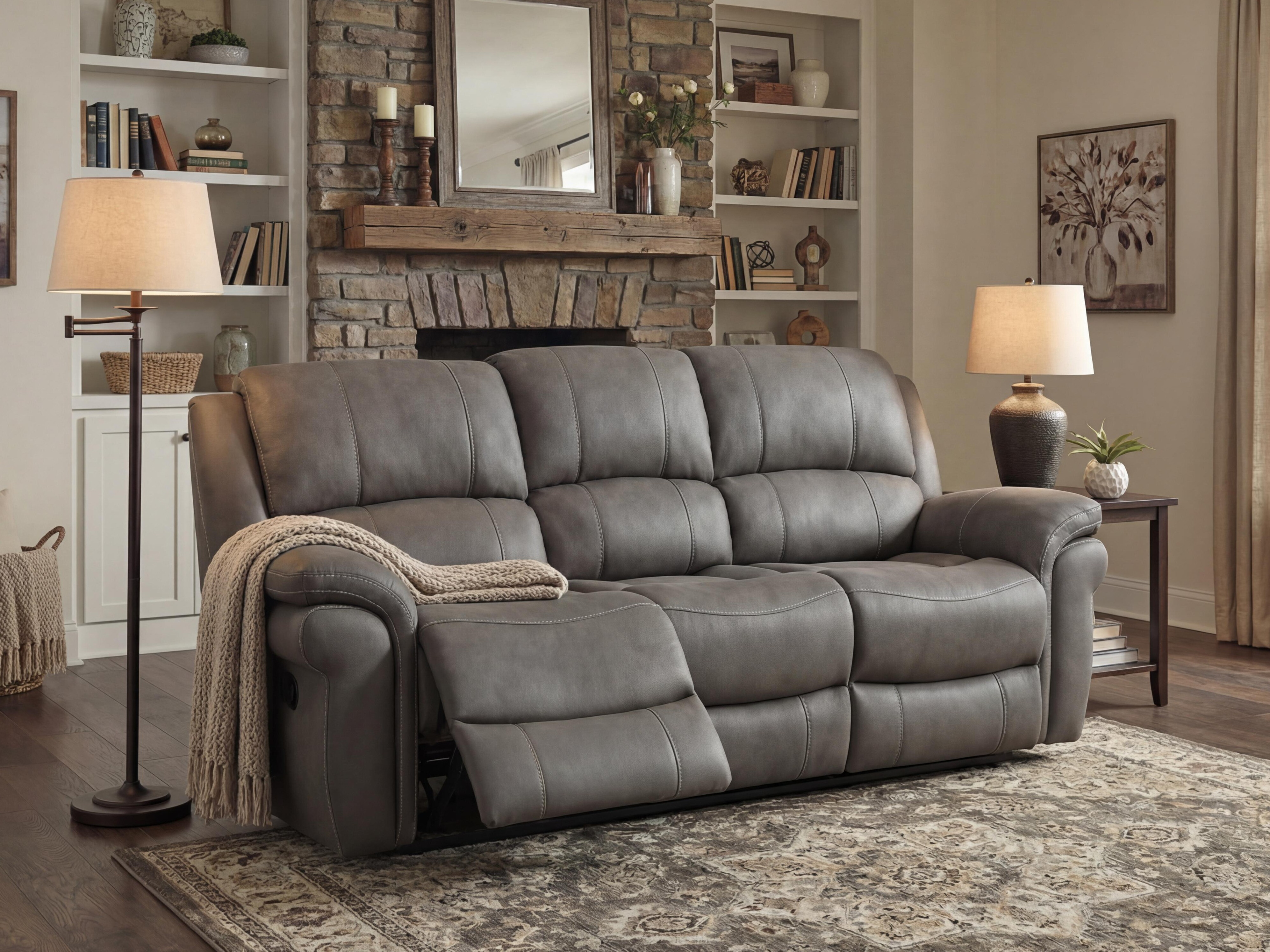 Sofa recliner Vercali 106 (Grey)