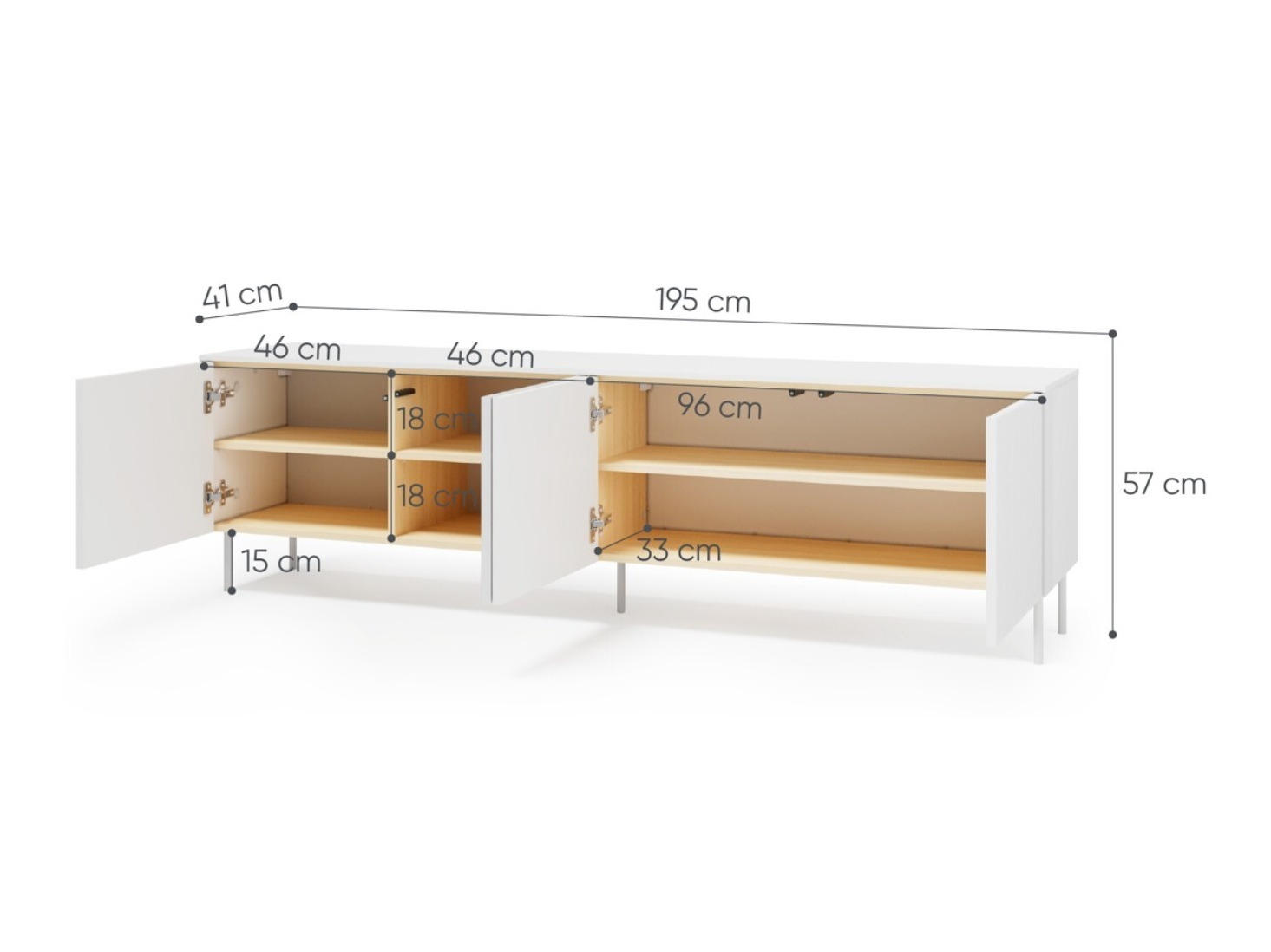 TV stand Mirbelo 107