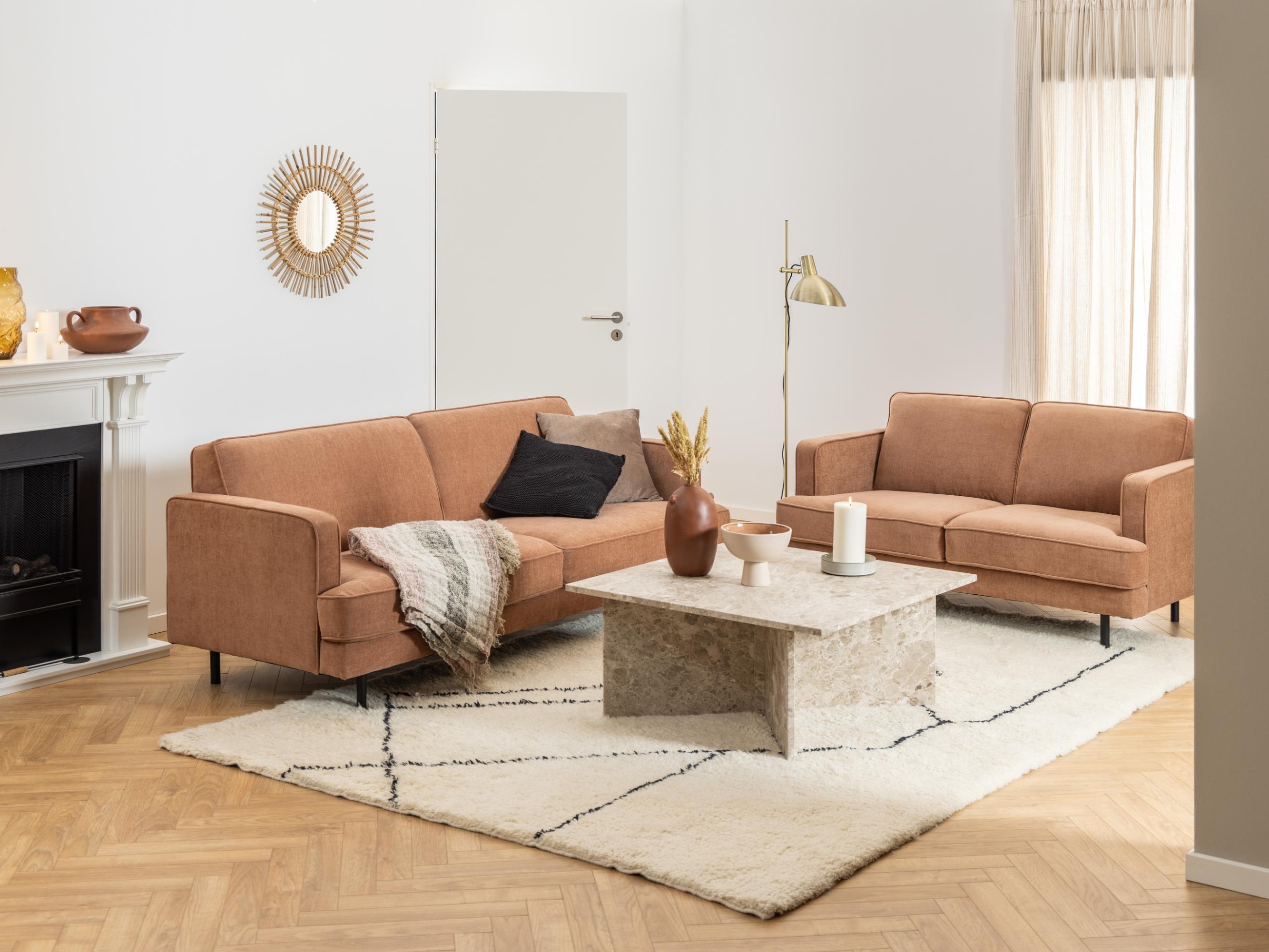 Coffee table Norsica 971 (Light brown)