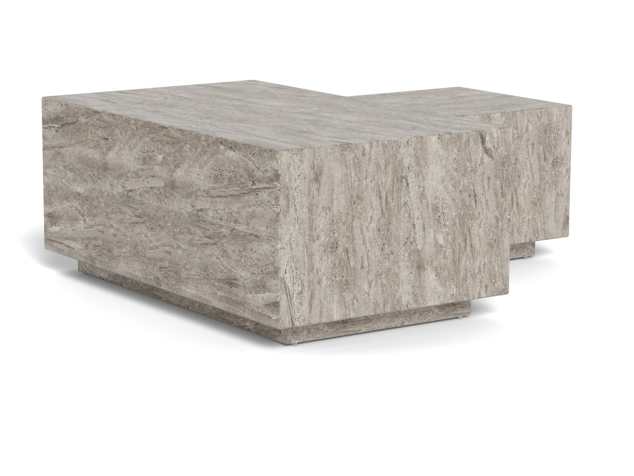 Coffee table set Norsica 894 (Grey marble)