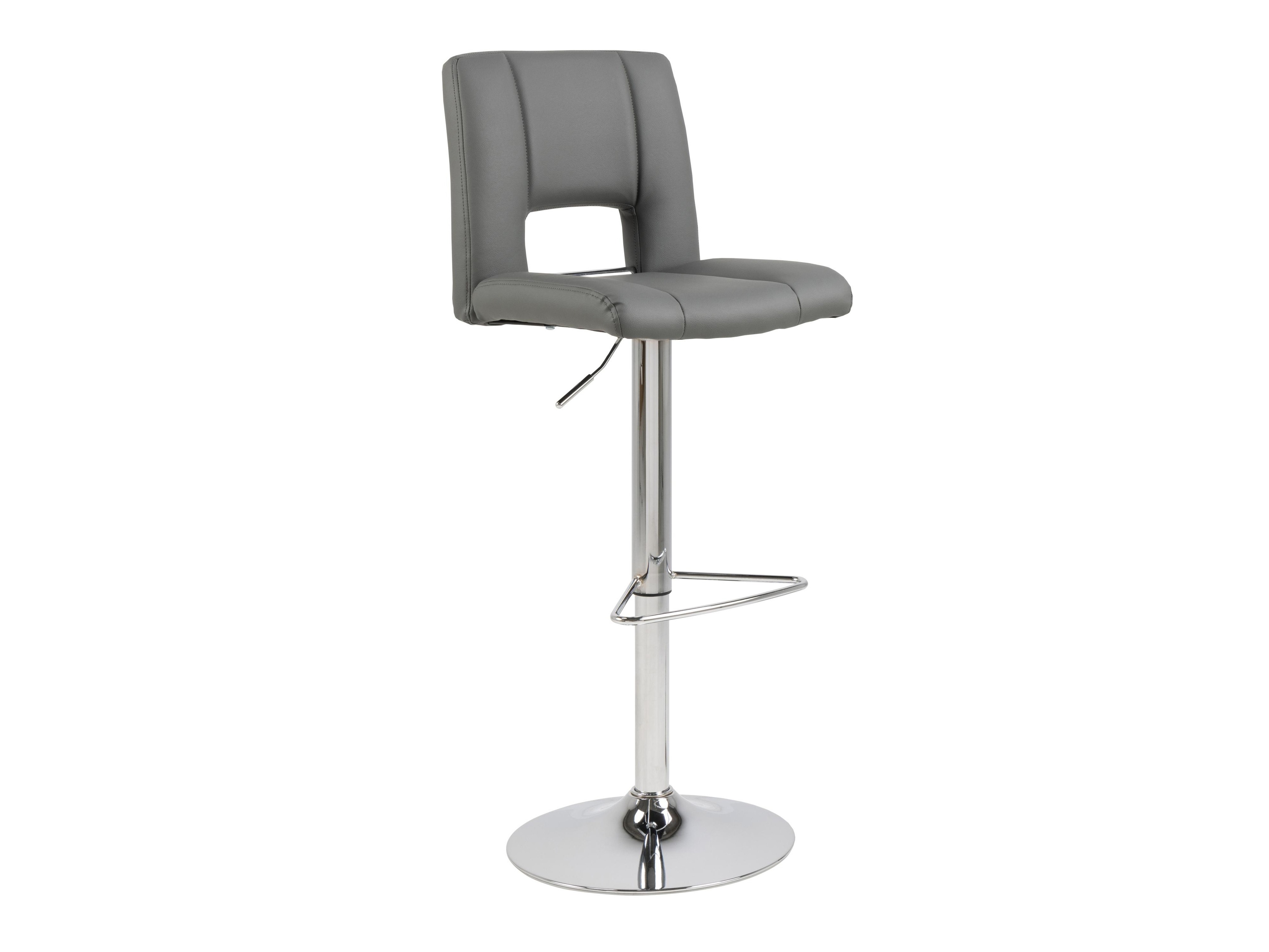 Counter stool Norsica 145 (Grey + Silver)