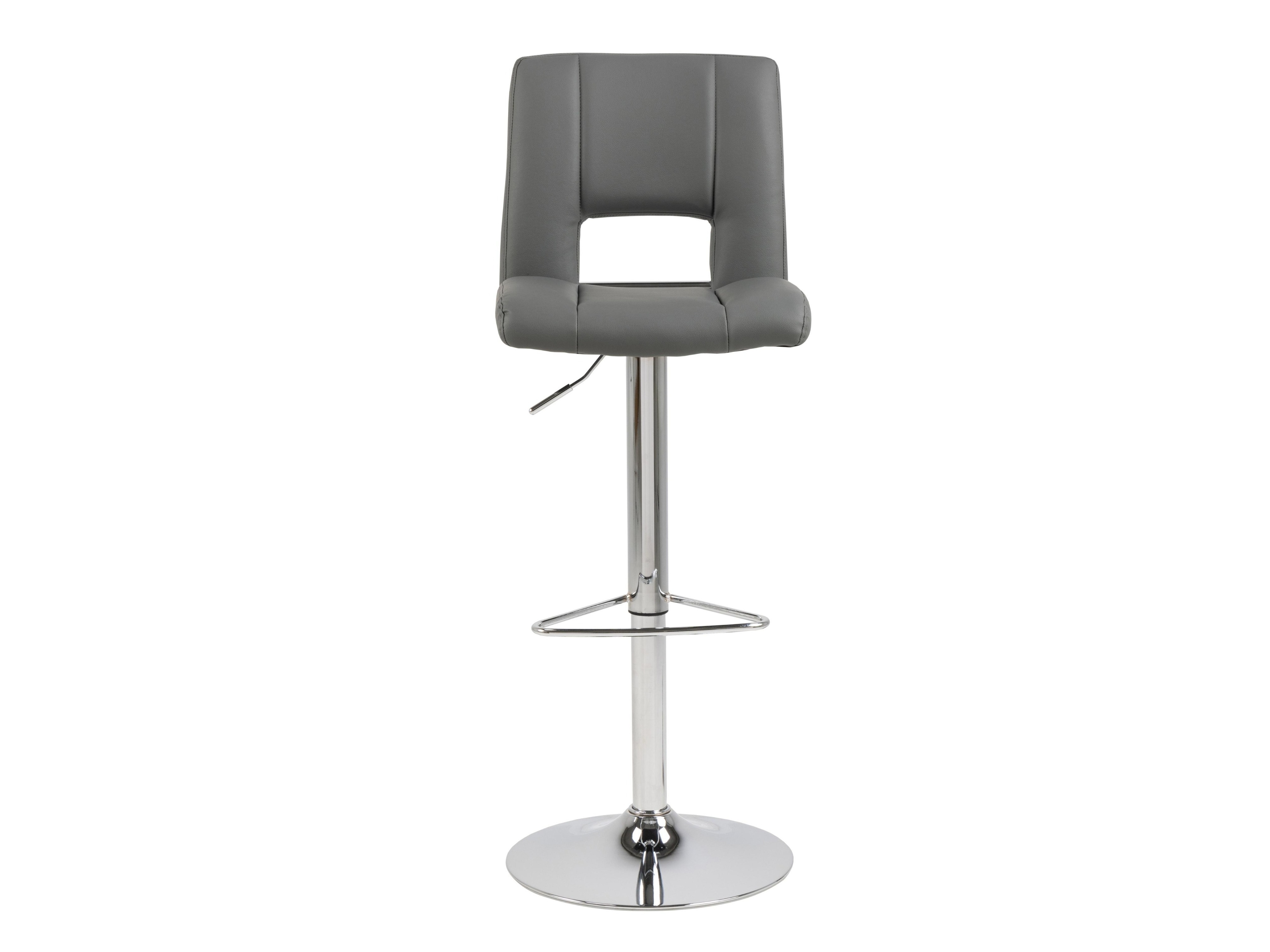 Counter stool Norsica 145 (Grey + Silver)