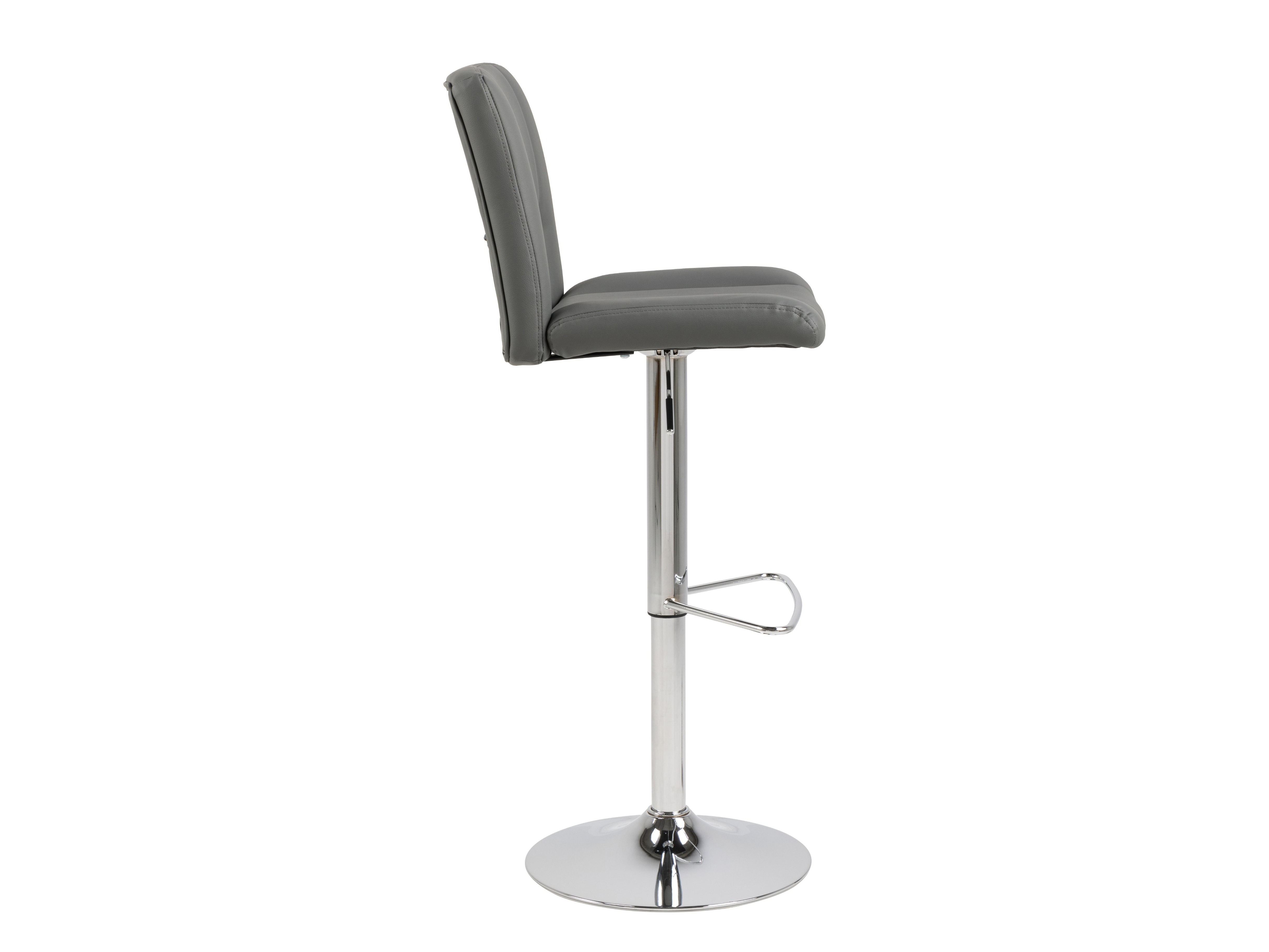 Counter stool Norsica 145 (Grey + Silver)