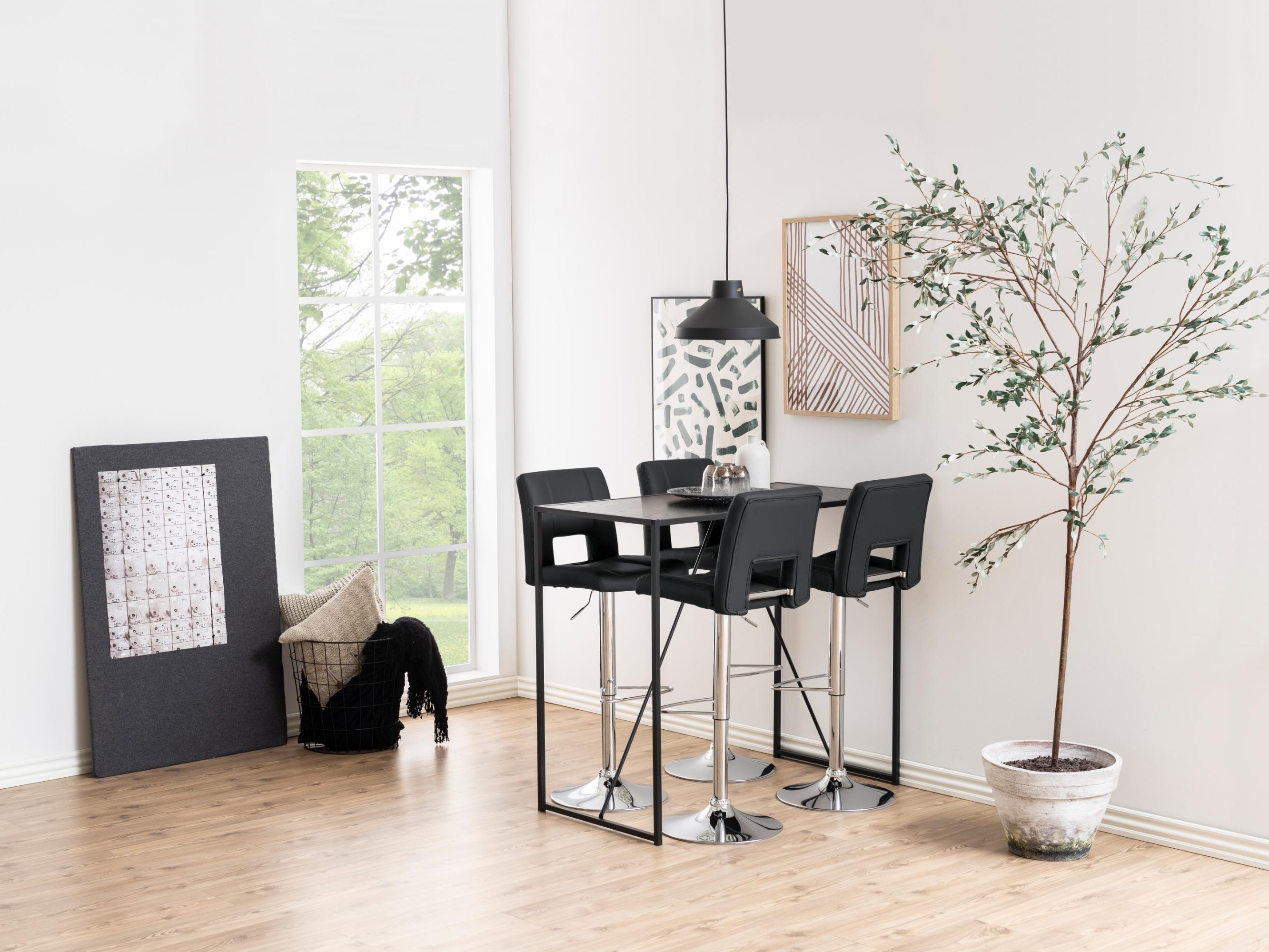 Counter stool Norsica 145 (Grey + Silver)