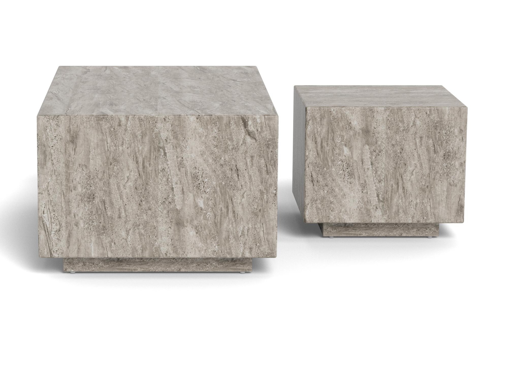 Nest of coffee tables Norsica 894 (Grey marble)