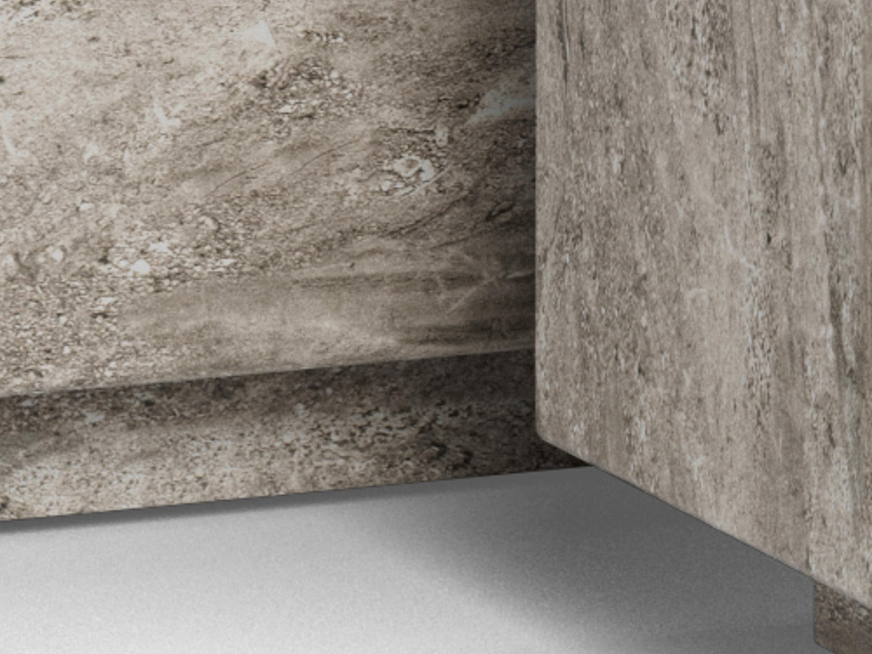 Nest of coffee tables Norsica 894 (Grey marble)