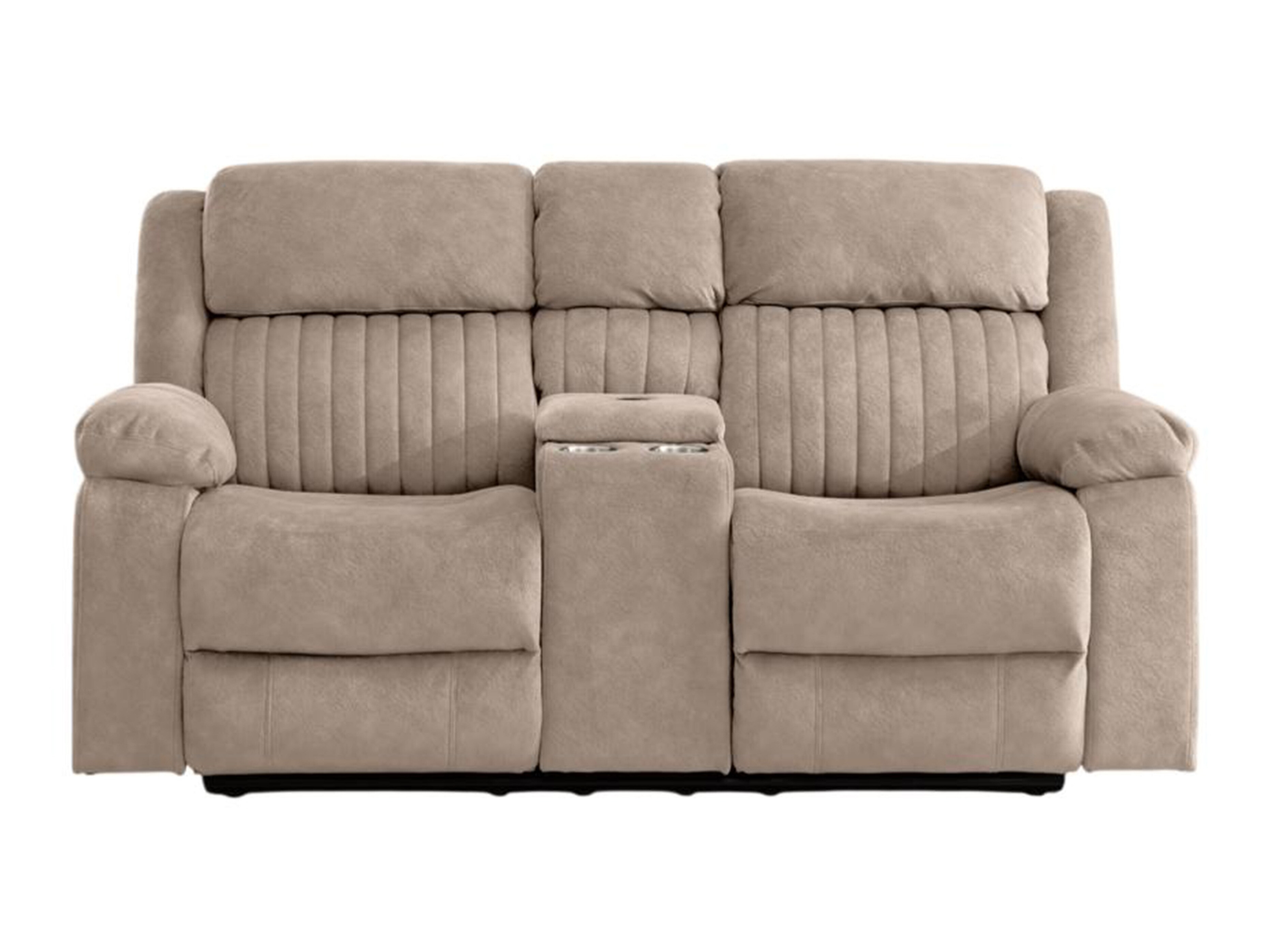Recliner sofa Lufero 102 (Taupe)