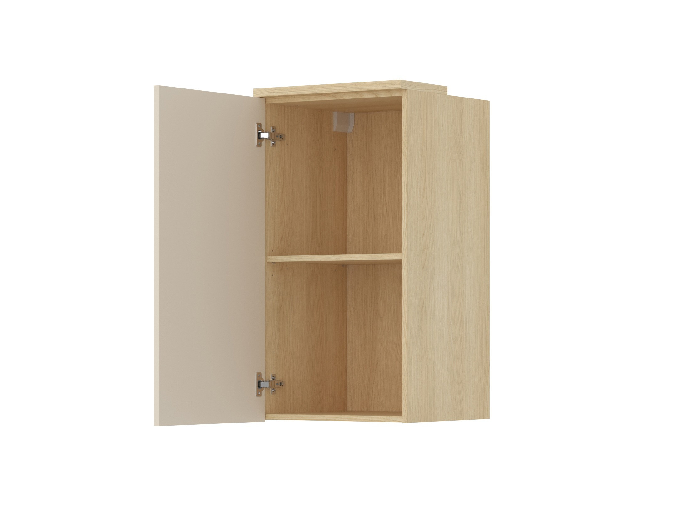 Wall cabinet Nolcala 102 (Oak + Beige)