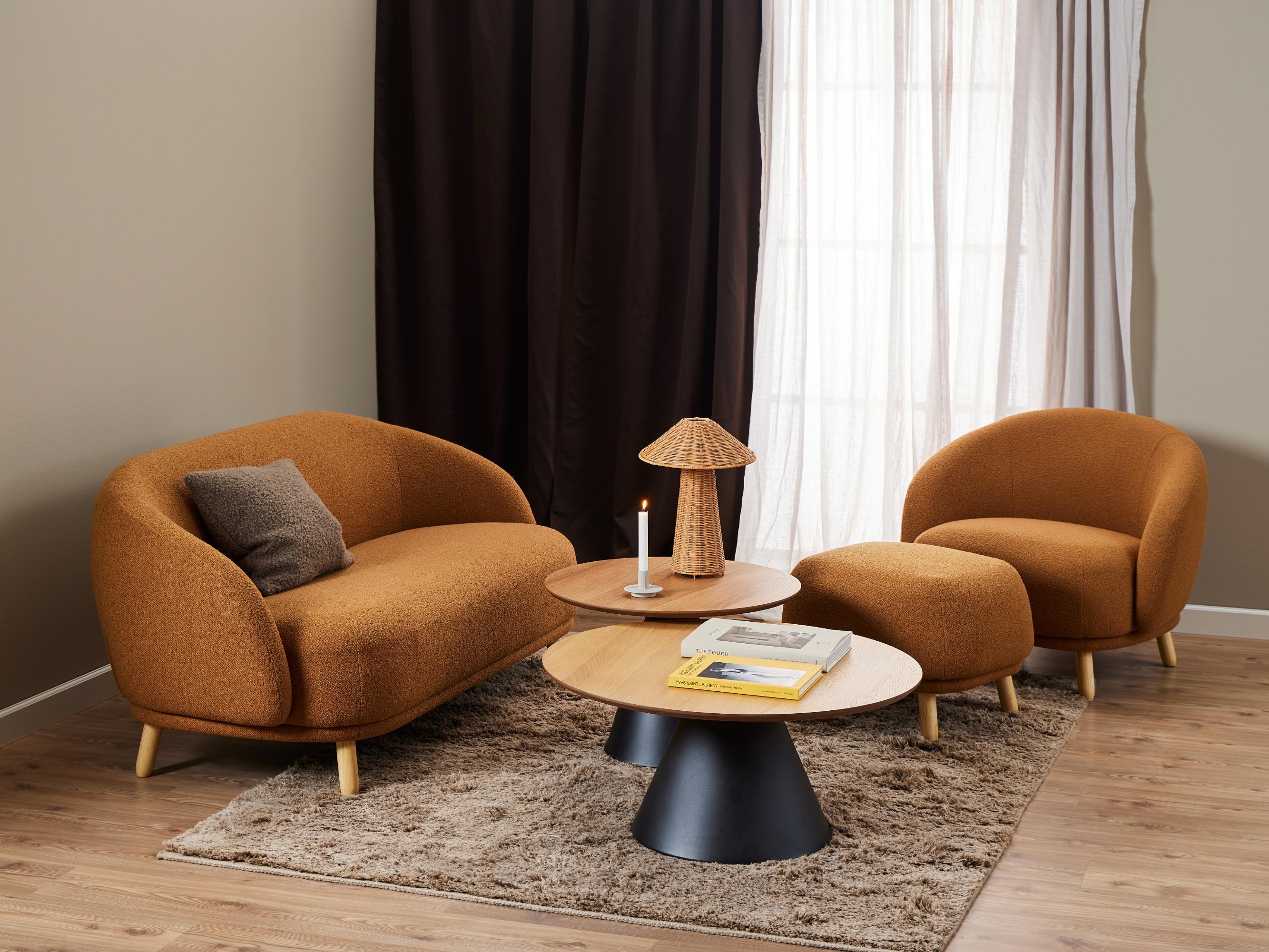 Coffee table Norsica 908 (Black + Oak)