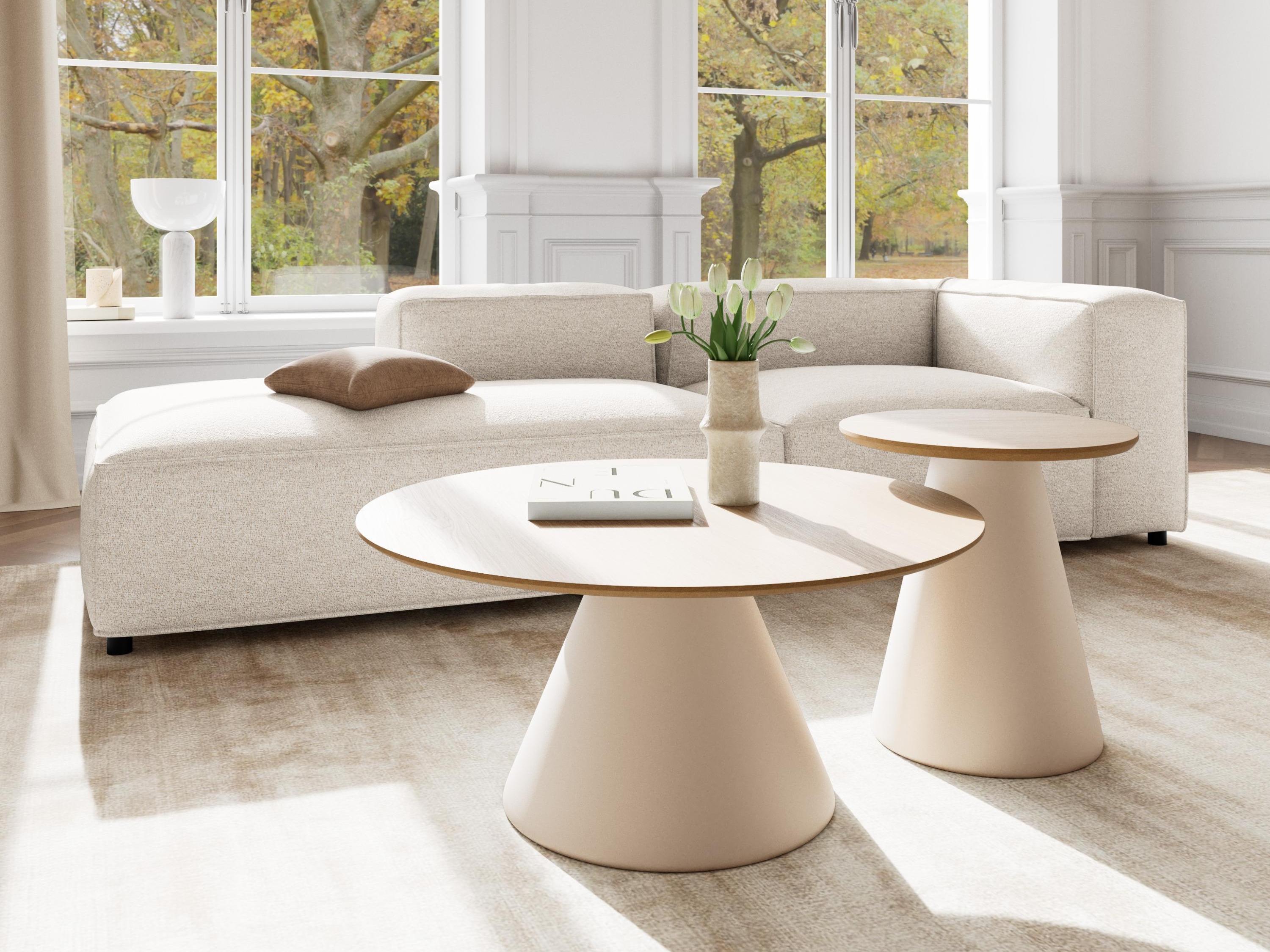 Coffee table Norsica 908 (Grey + Oak)