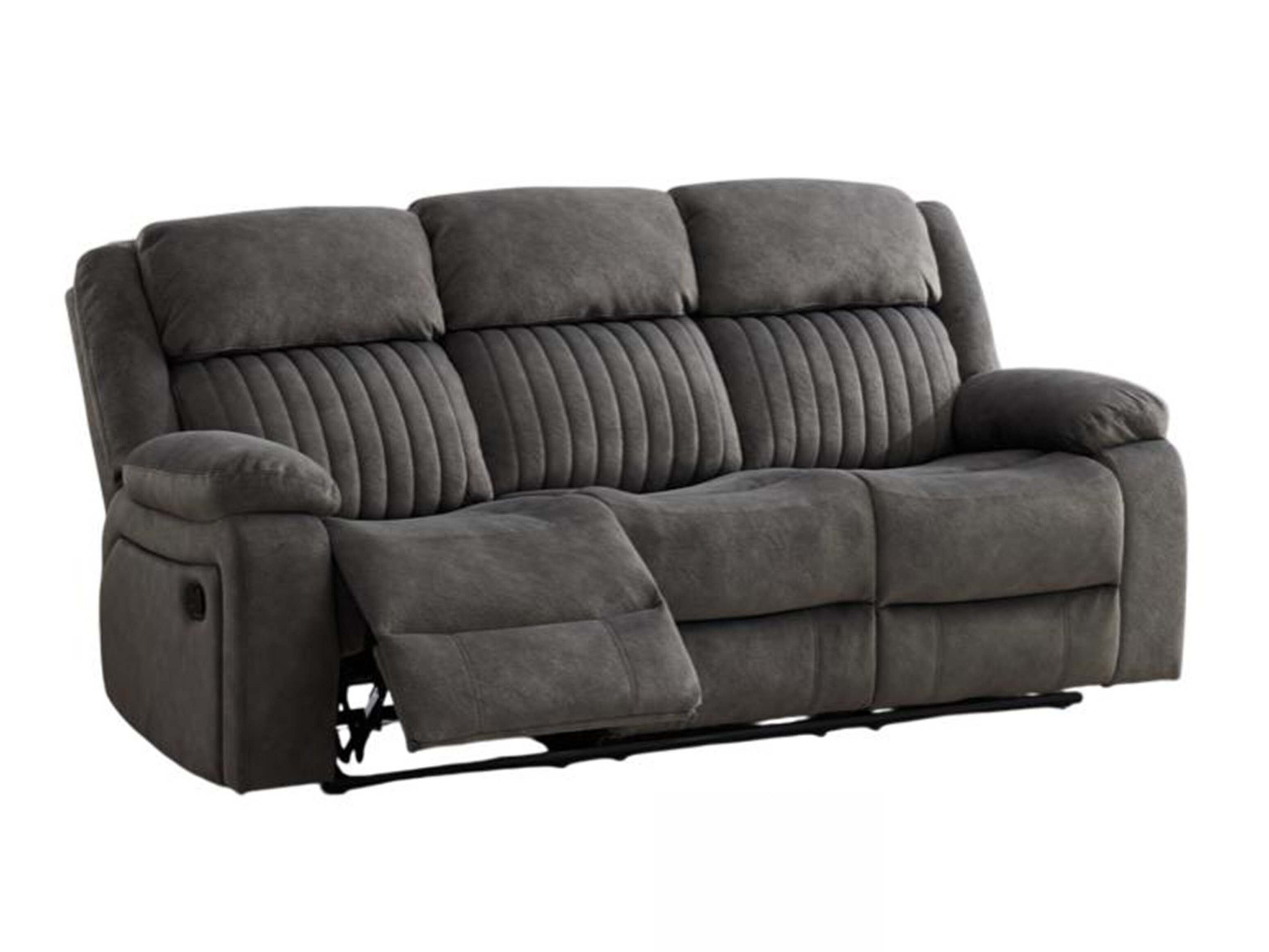 Recliner sofa Lufero 103 (Dark grey)
