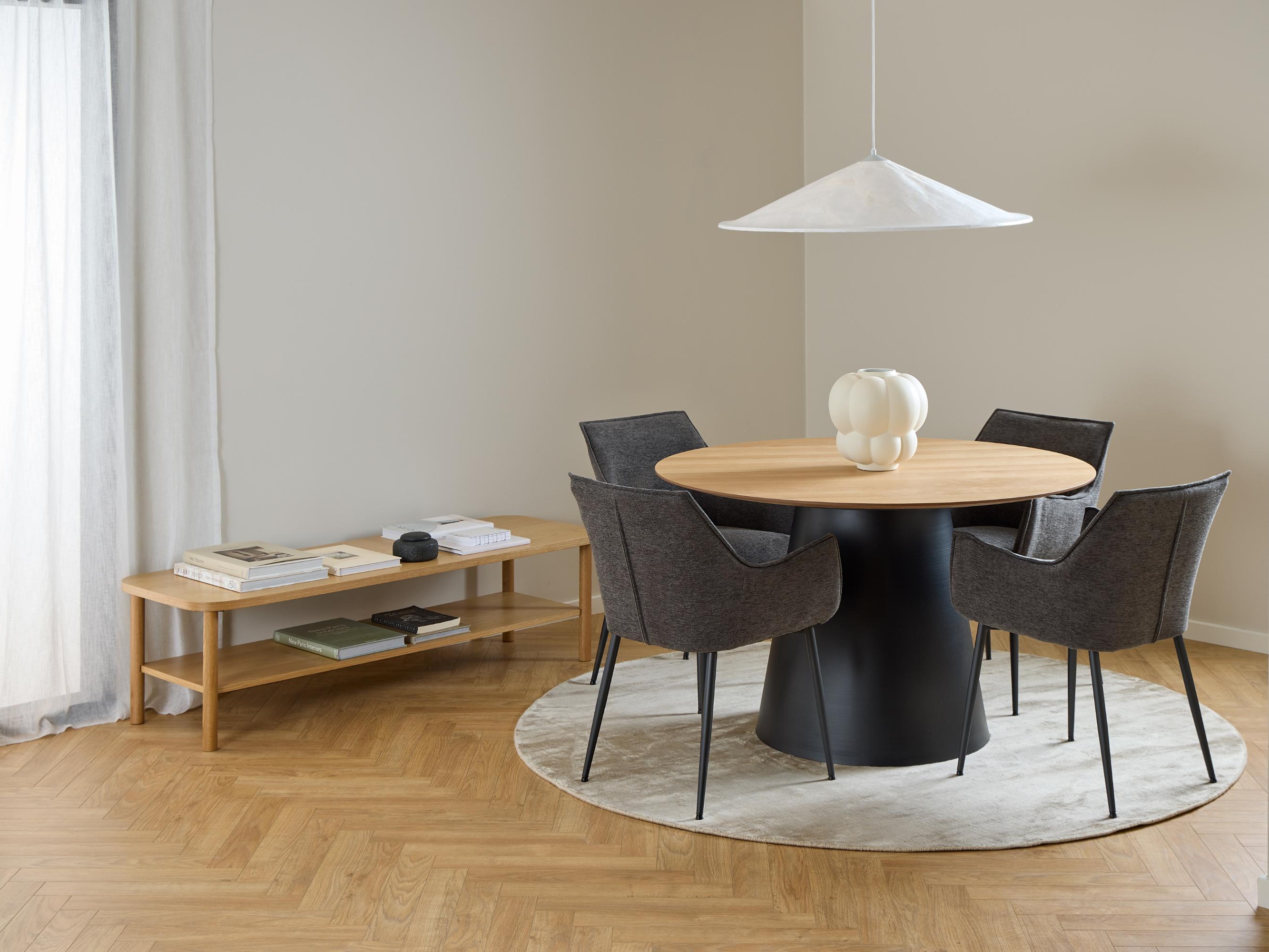 Table Norsica 909 (Black + Oak)