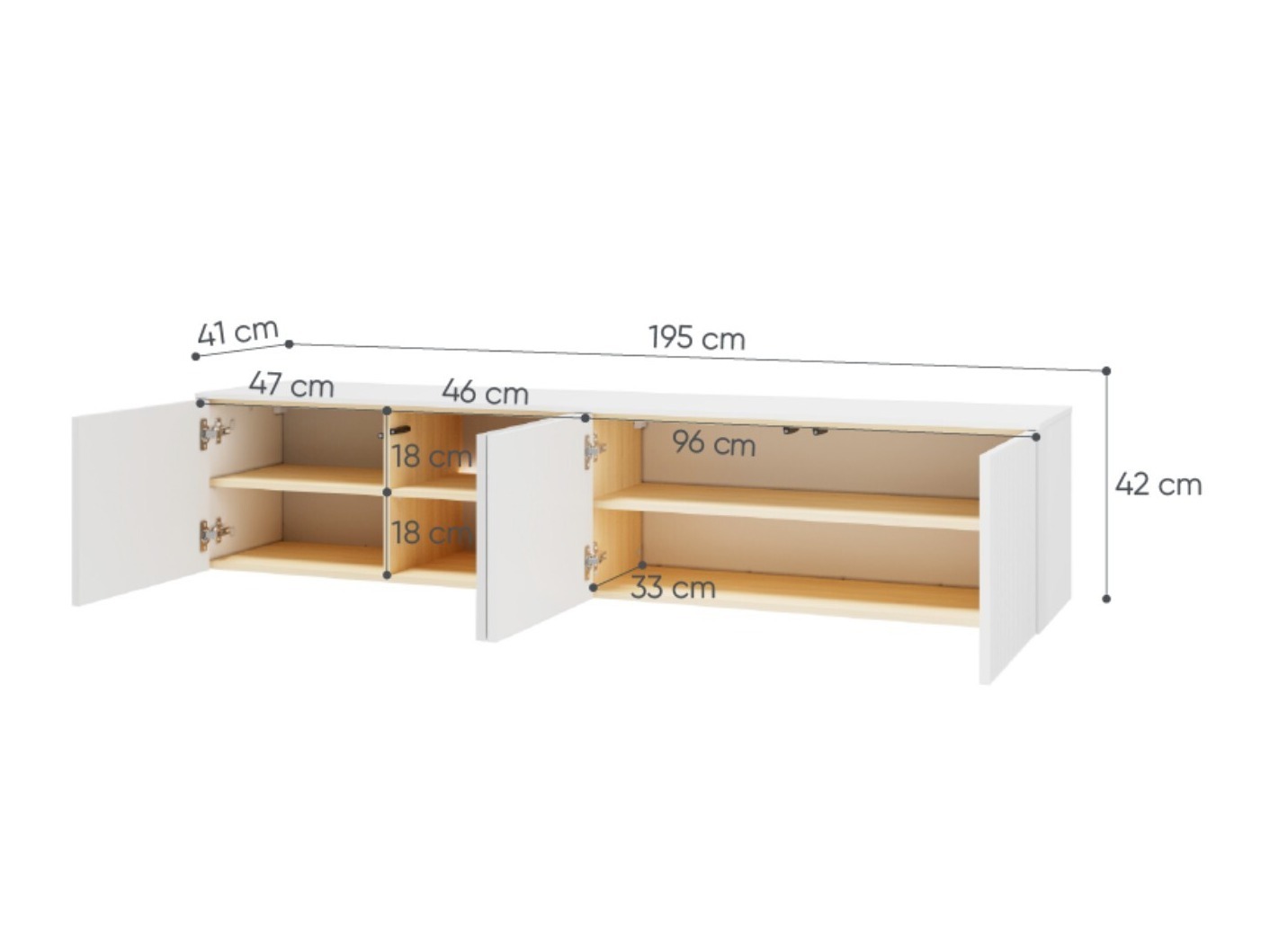 TV stand Mirbelo 107