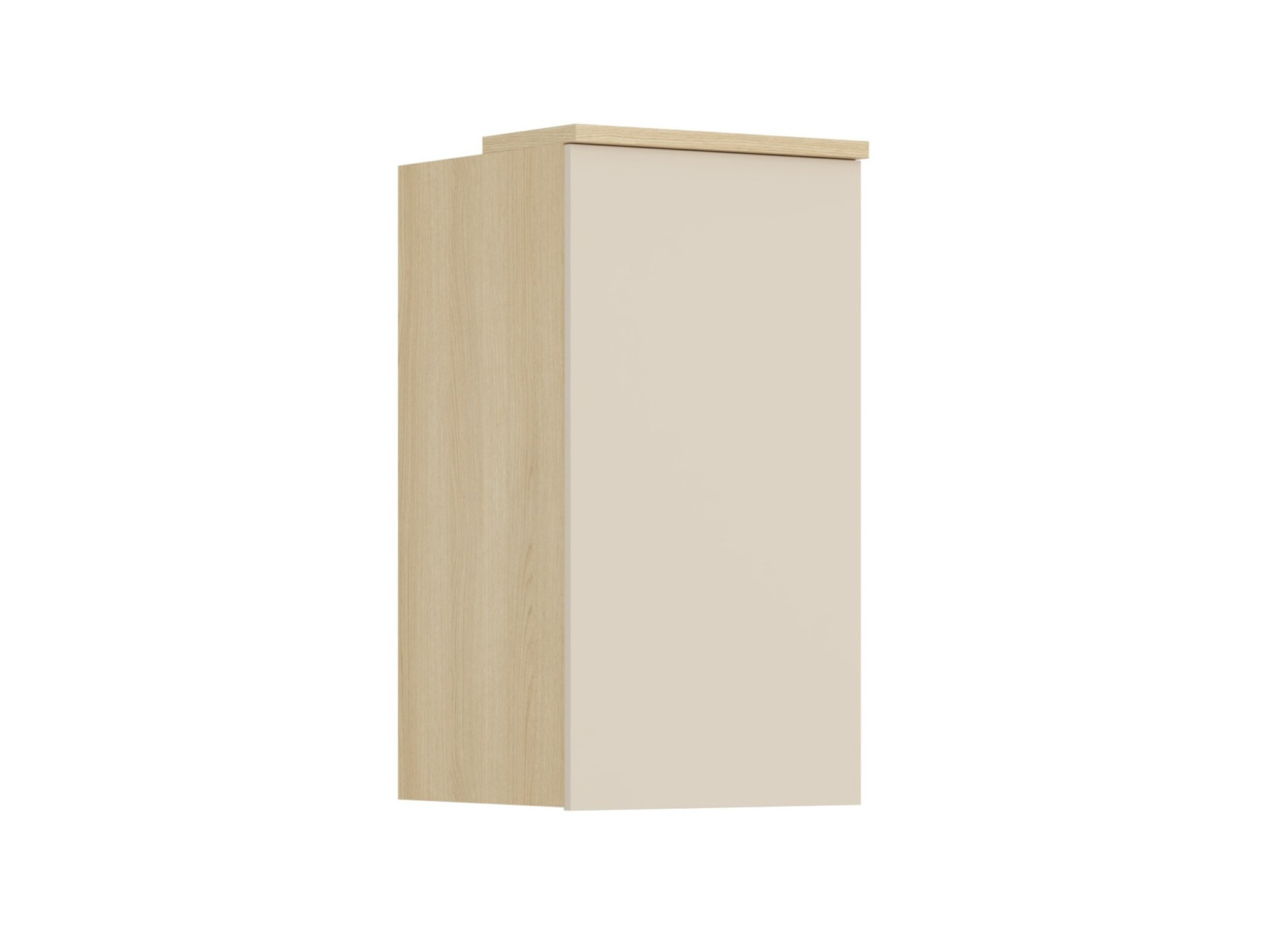 Wall cabinet Nolcala 102 (Oak + Beige)
