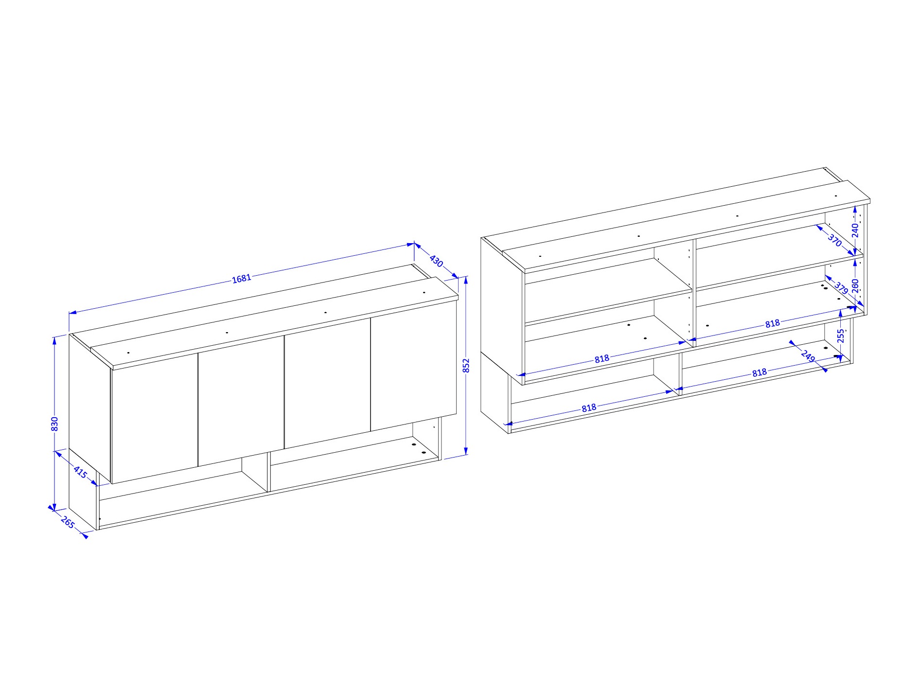 Wall cabinet Nolcala 105 (Oak + Beige)