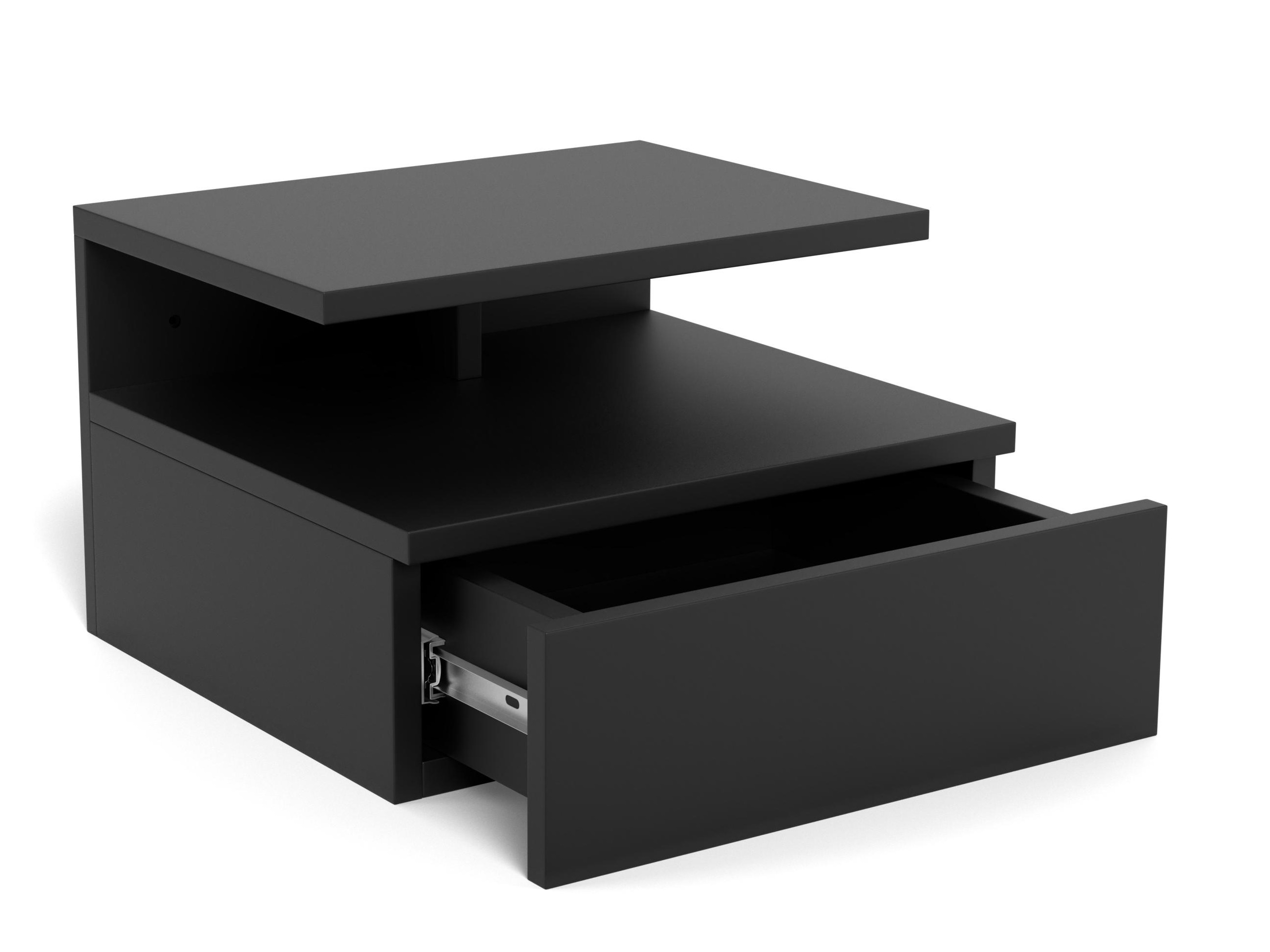 Bedside table Norsica 970 (Black)