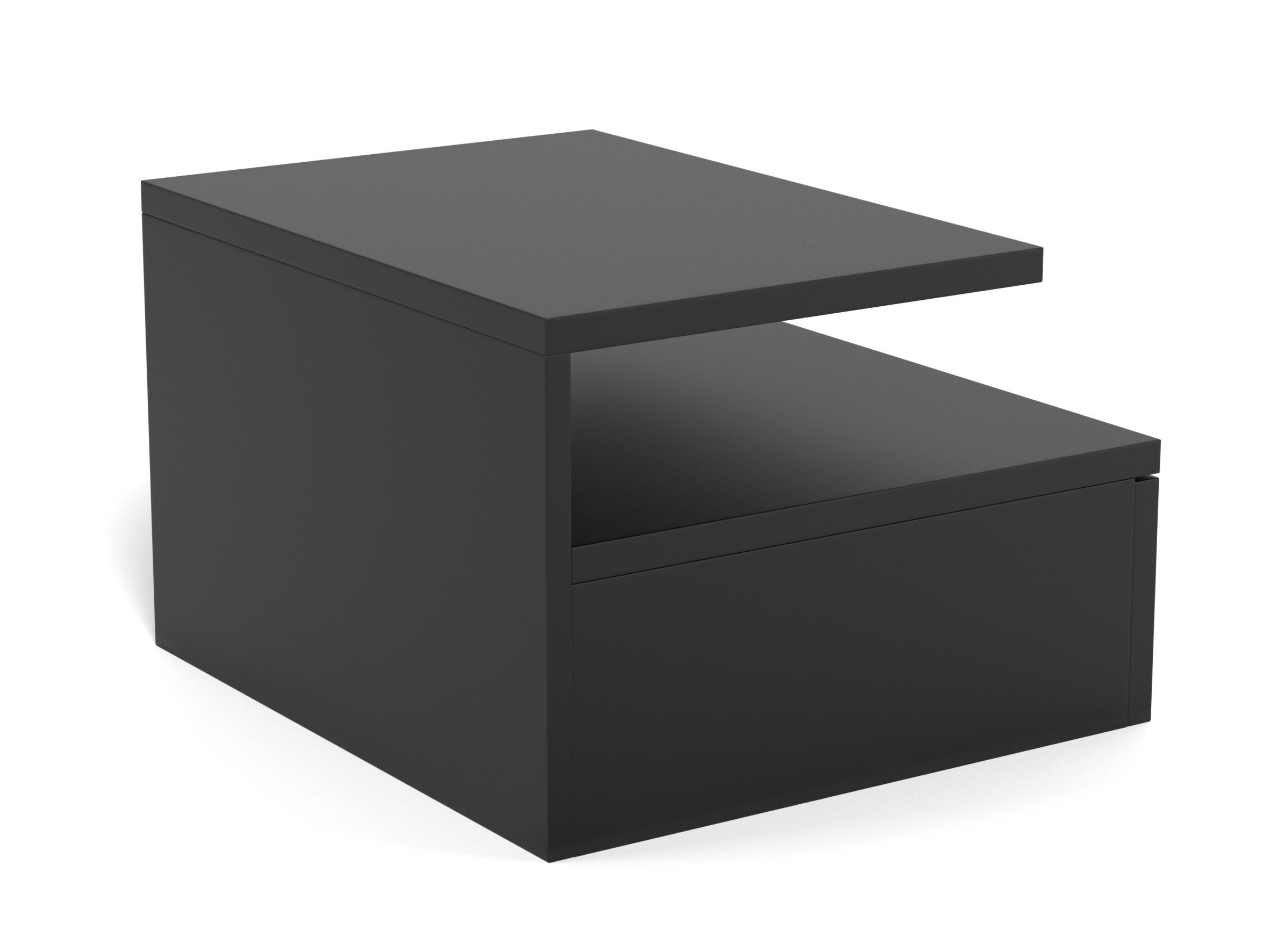 Bedside table Norsica 970 (Black)