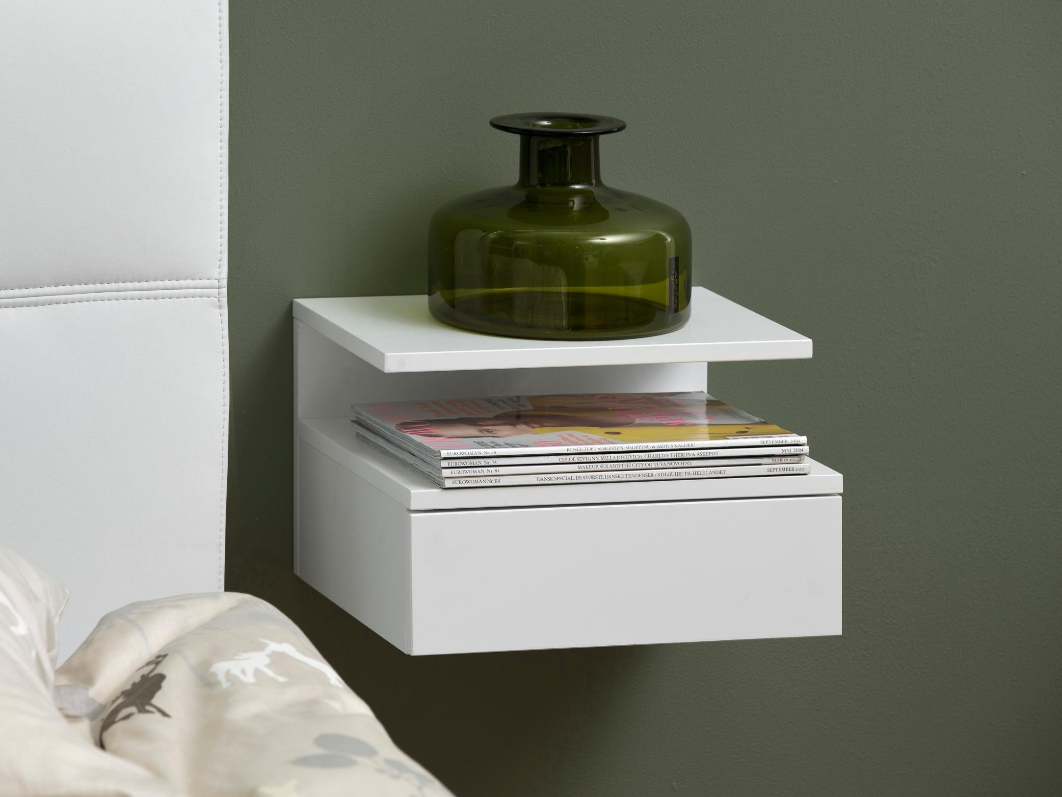Bedside table Norsica 970 (White)