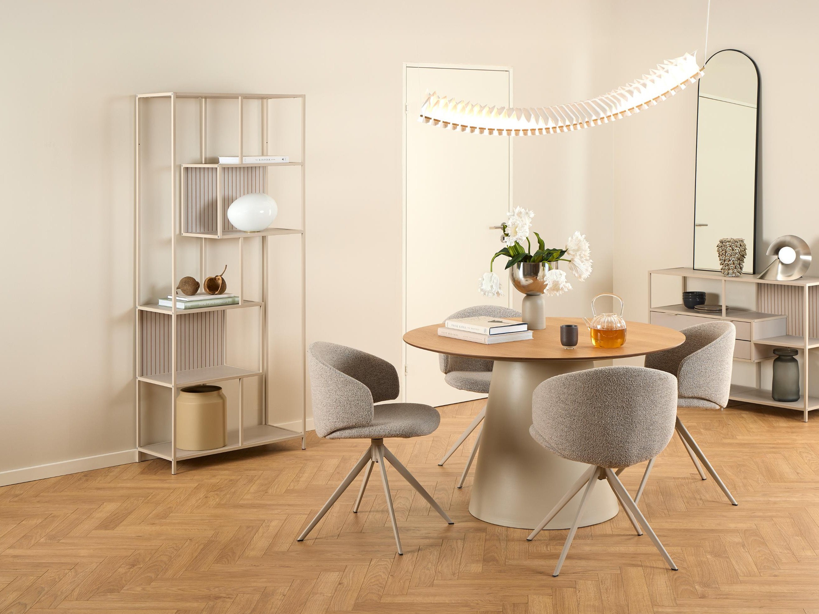 Bookcase Norsica Sevferi 192 (Grey)
