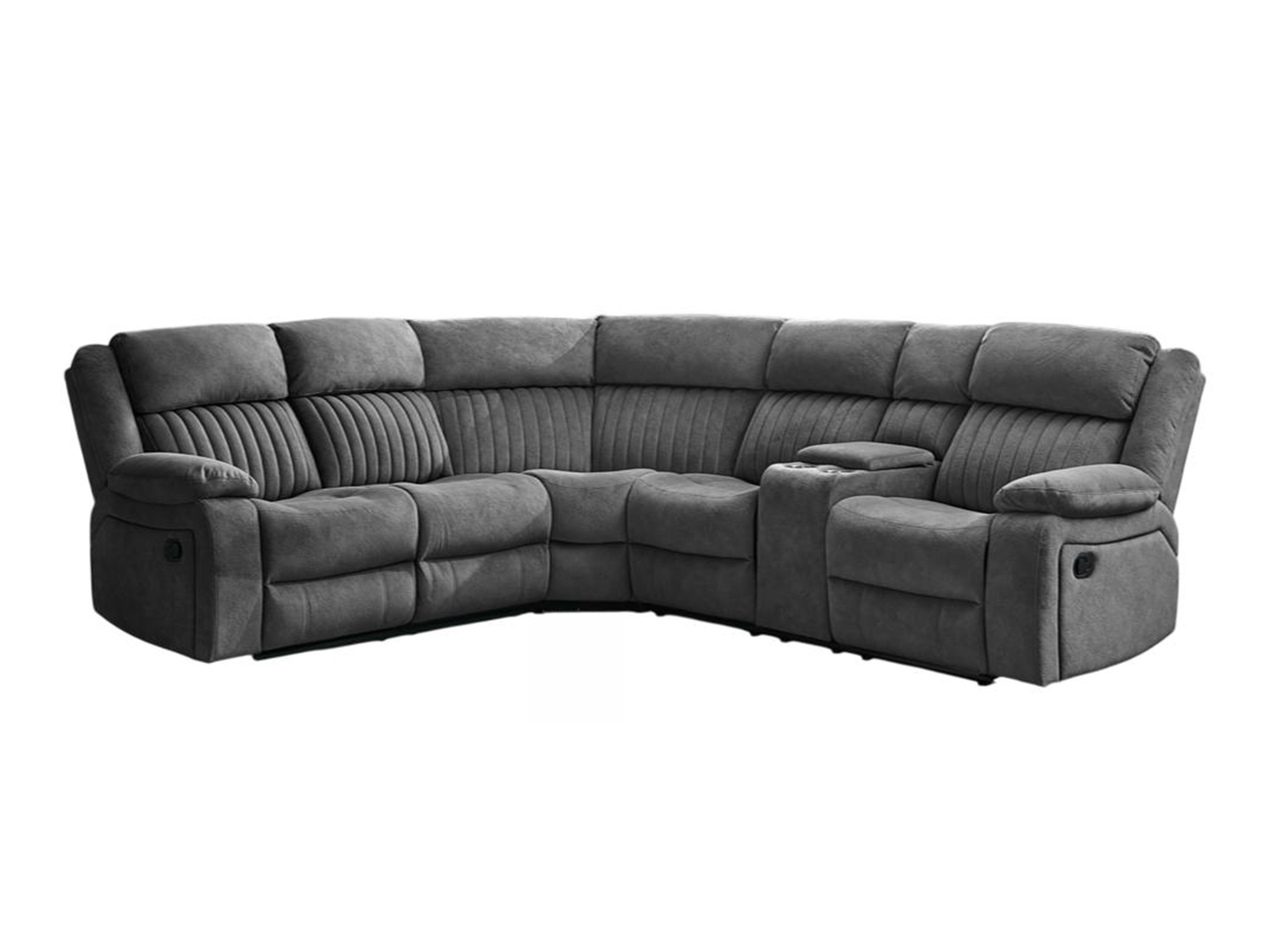 Corner recliner sofa Lufero 104 (Grey)