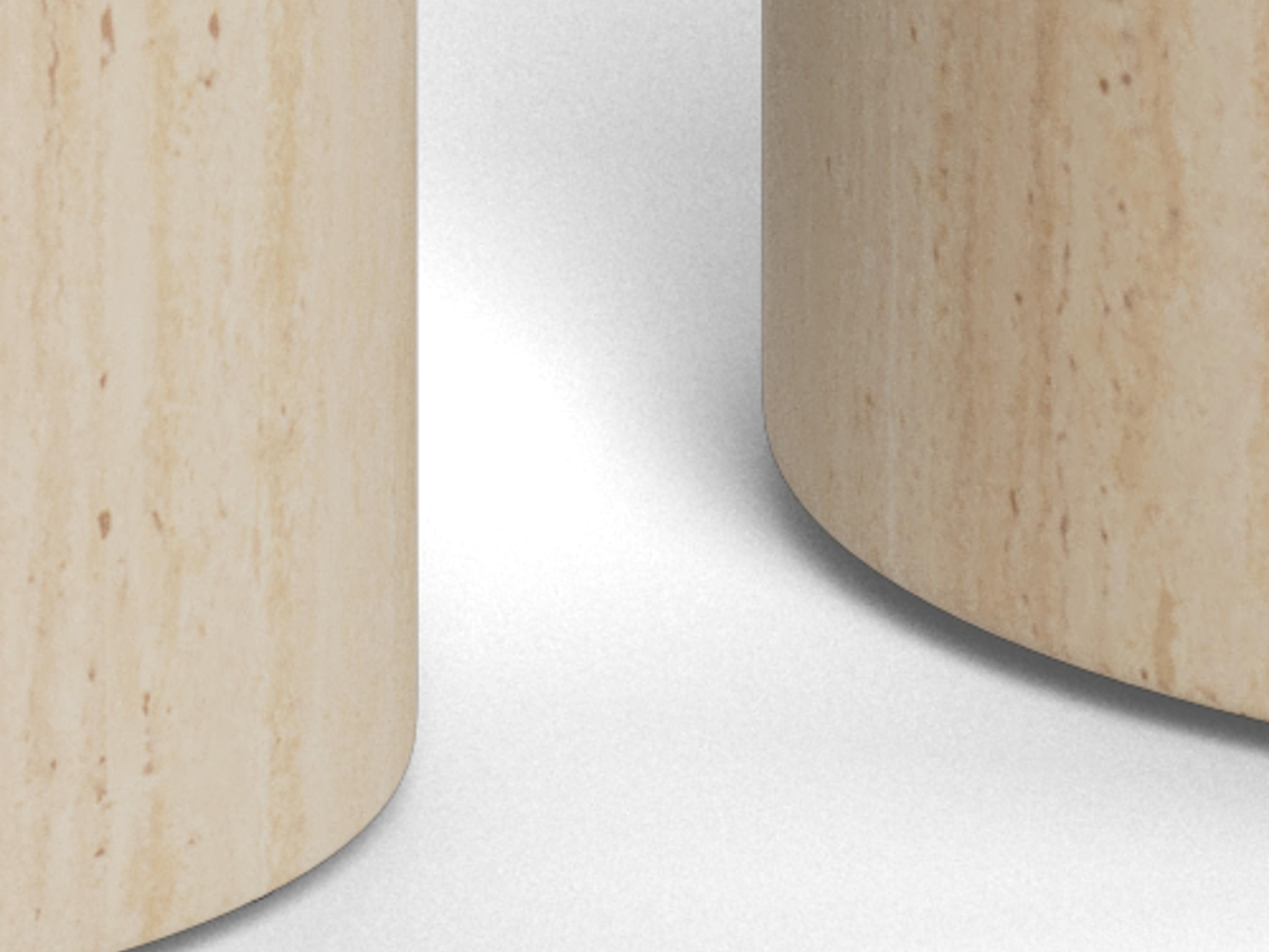 Nest of side tables Norsica 912 (Beige)
