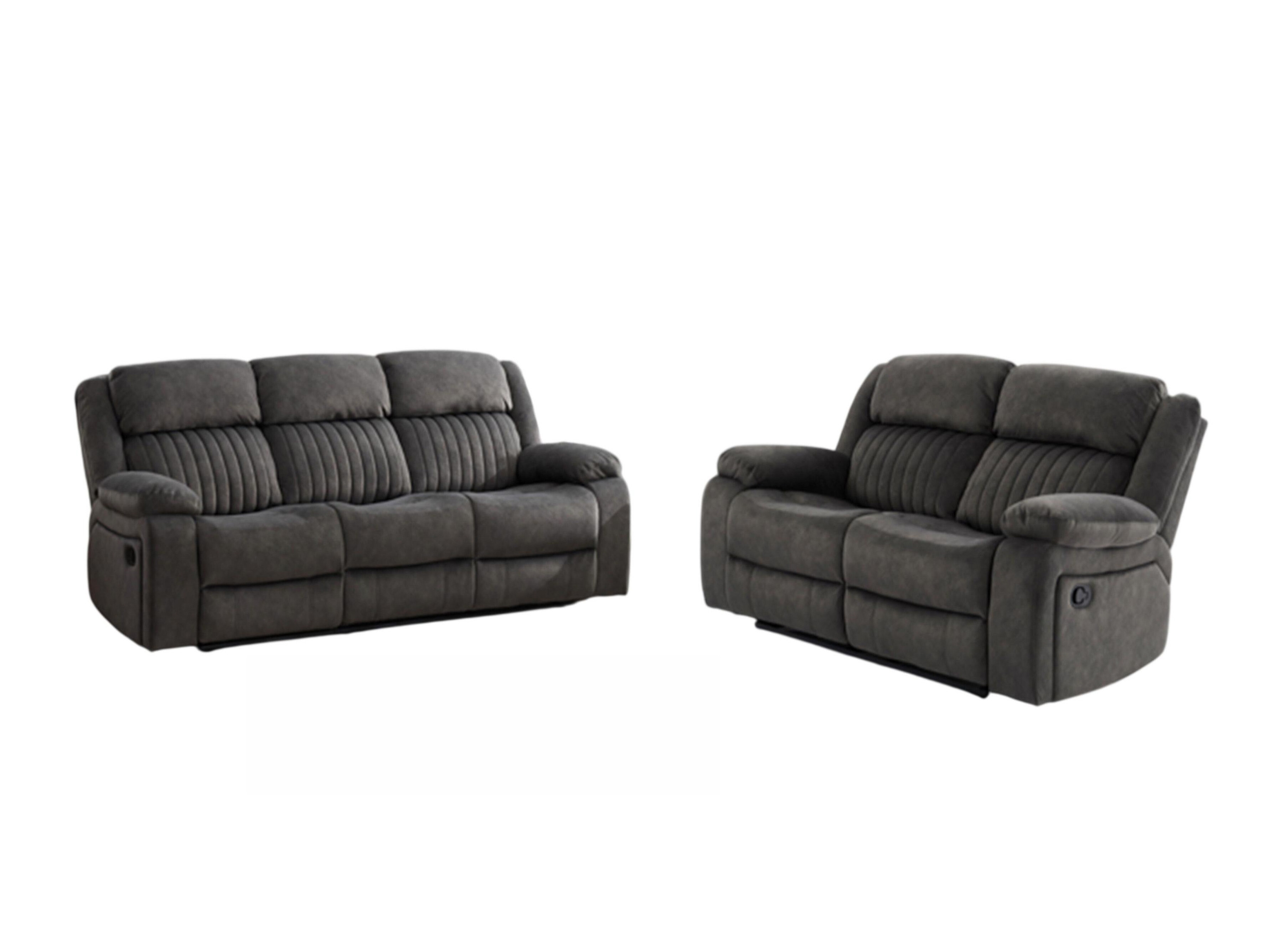 Upholstered furniture set Lufero 105 (Dark grey)