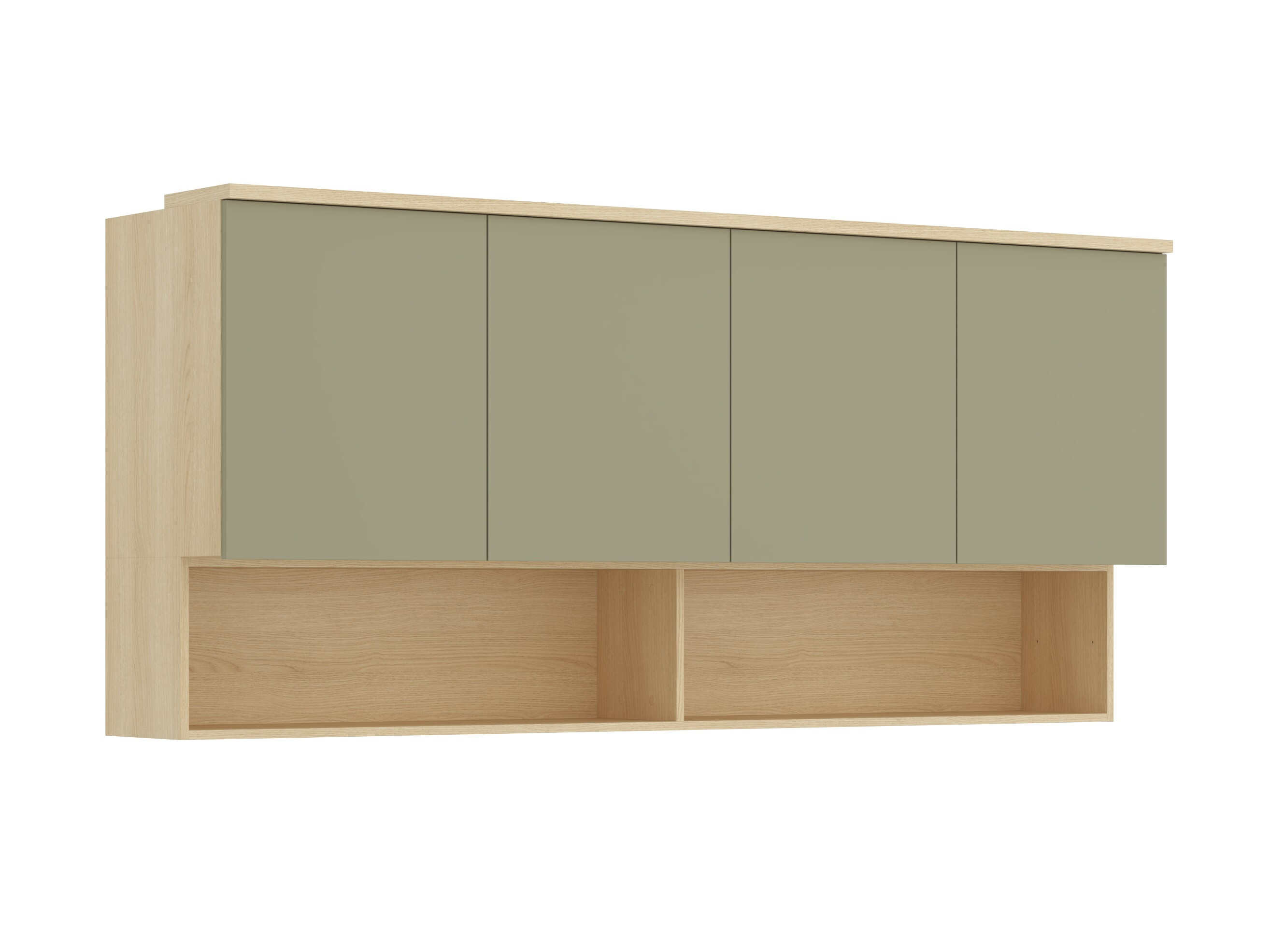 Wall cabinet Nolcala 106 (Oak + Eucalyptus)
