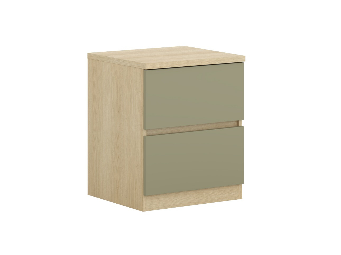 Bedside table Nolcala 108 (Oak + Eucalyptus)