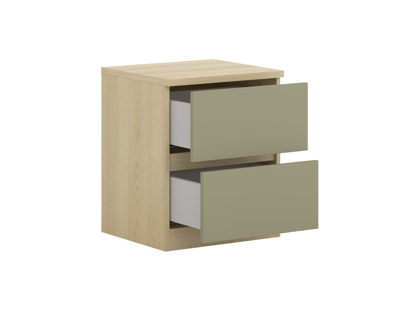 Bedside table Nolcala 108 (Oak + Eucalyptus)
