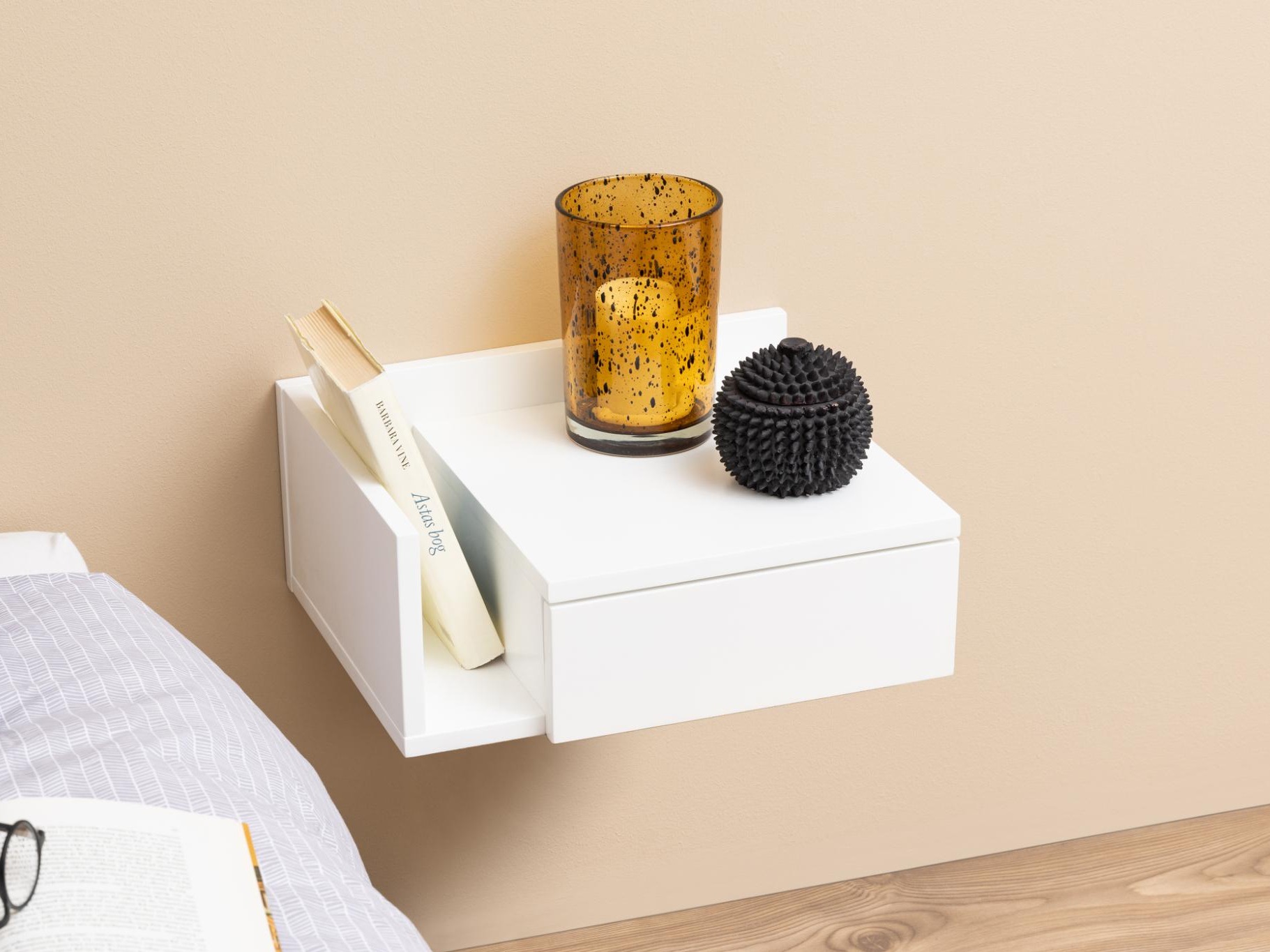 Bedside table Norsica 969 (White)