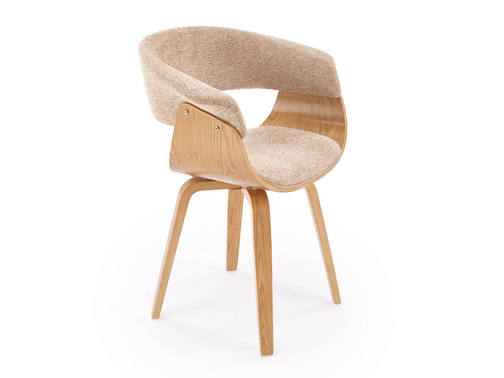 Chair Houston 1597 (Beige + Light wood)
