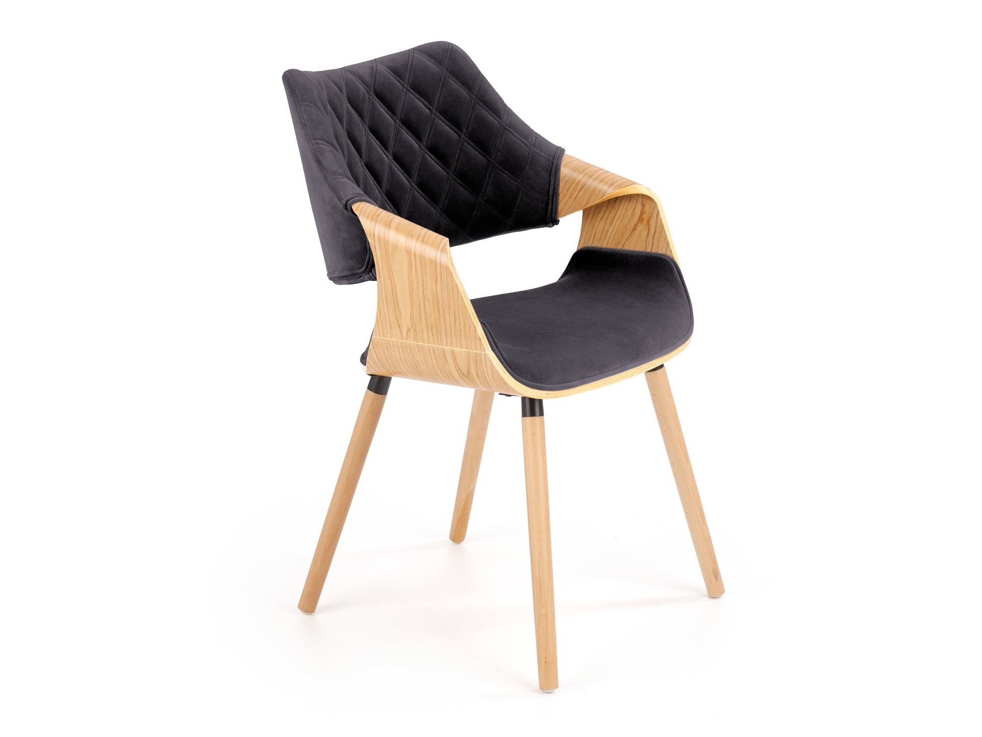 Chair Houston 720 (Light wood + Black)