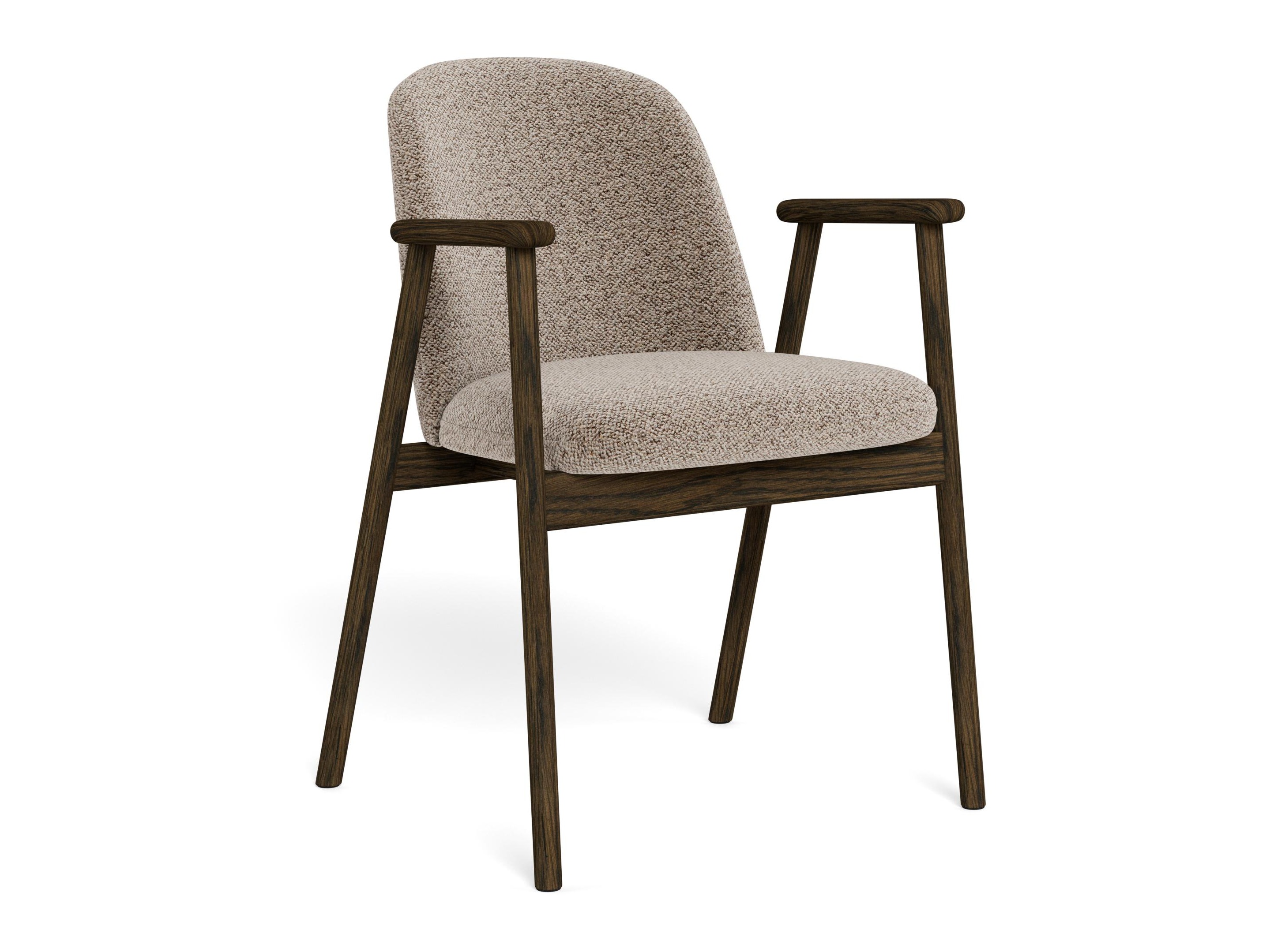 Chair Norsica 890 (Beige + Dark wood)