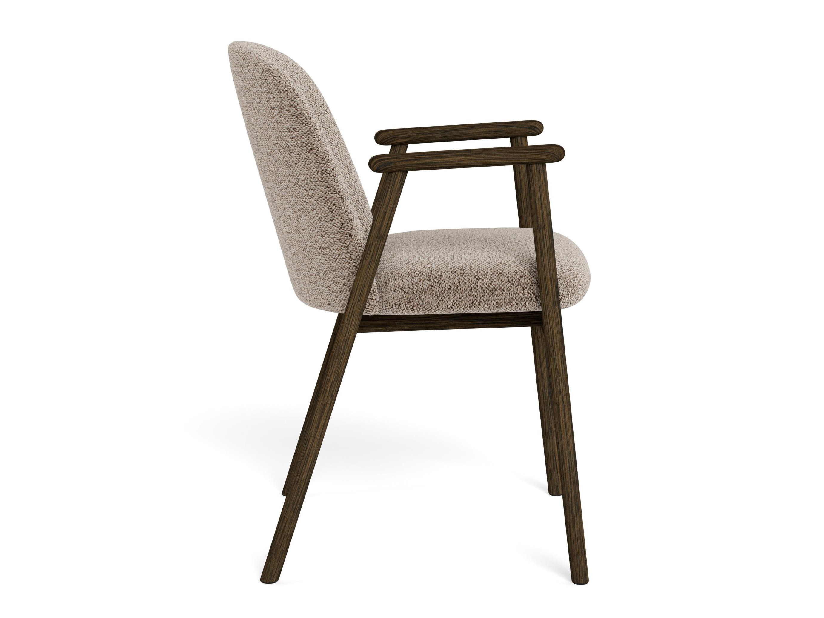 Chair Norsica 890 (Beige + Dark wood)