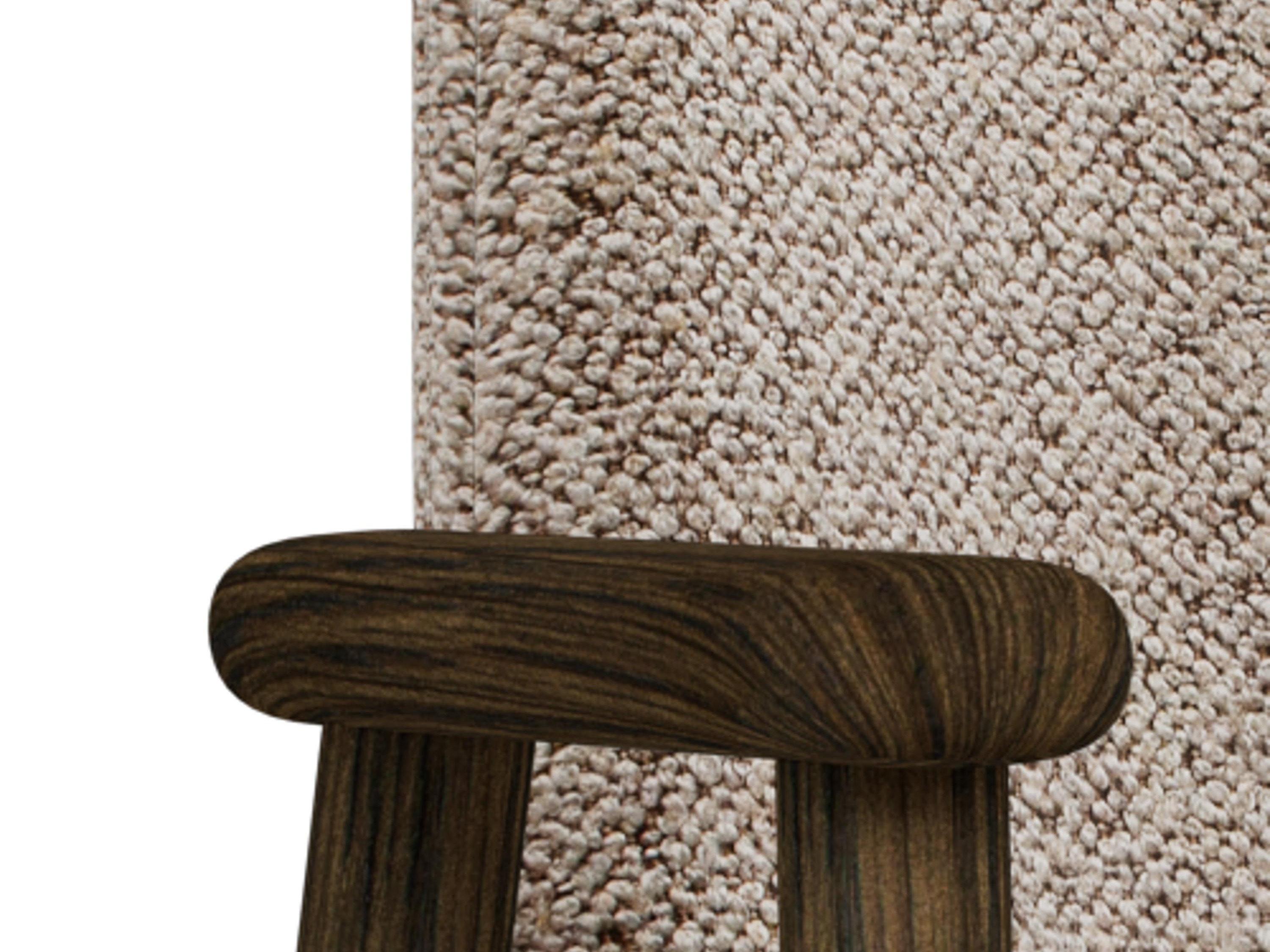 Chair Norsica 890 (Beige + Dark wood)