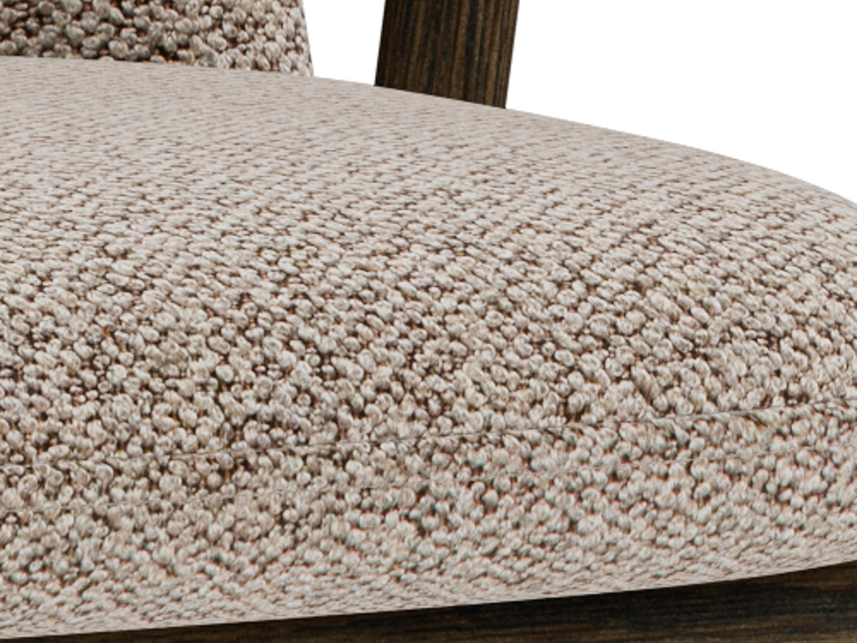 Chair Norsica 890 (Beige + Dark wood)