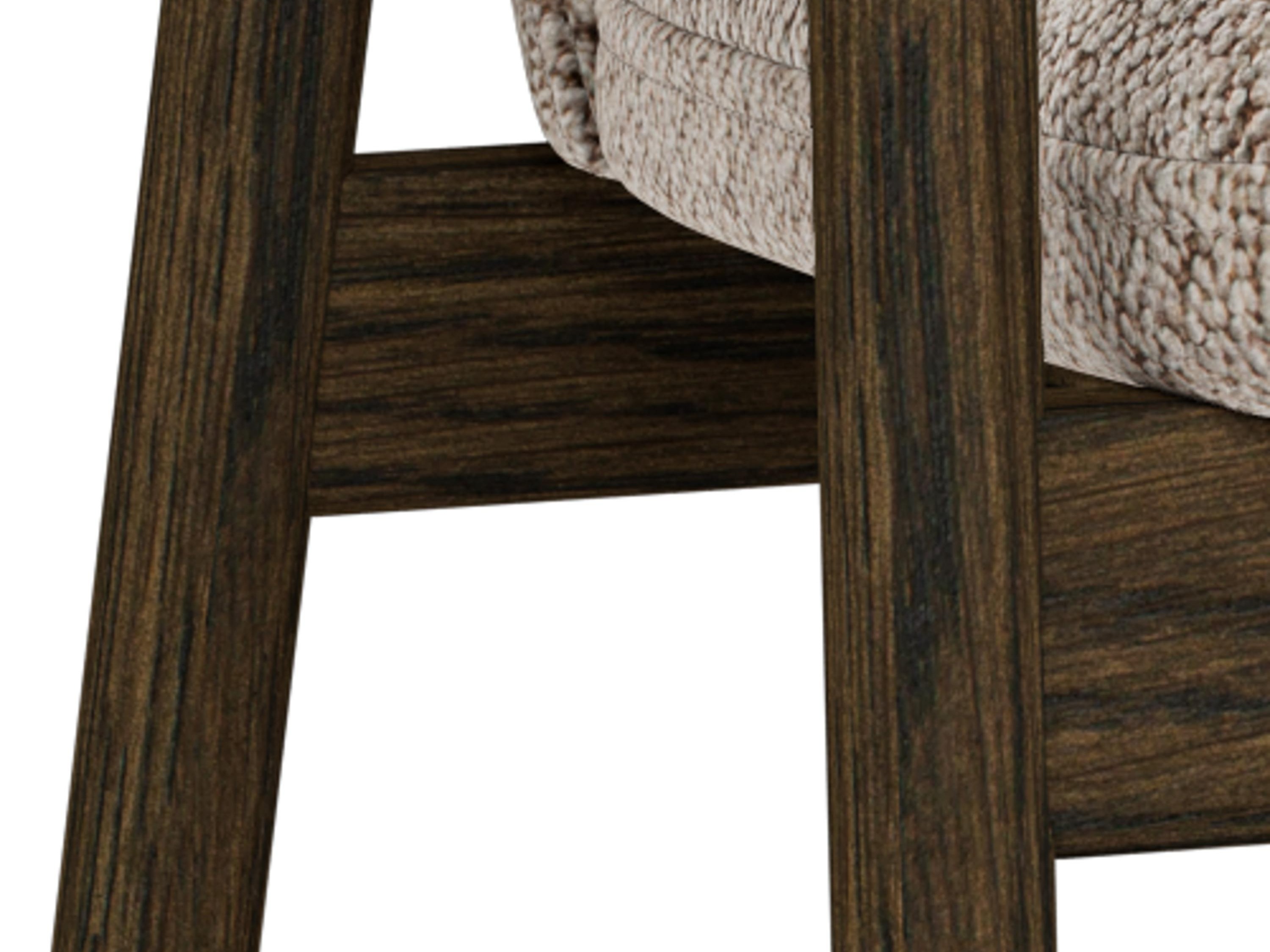 Chair Norsica 890 (Beige + Dark wood)