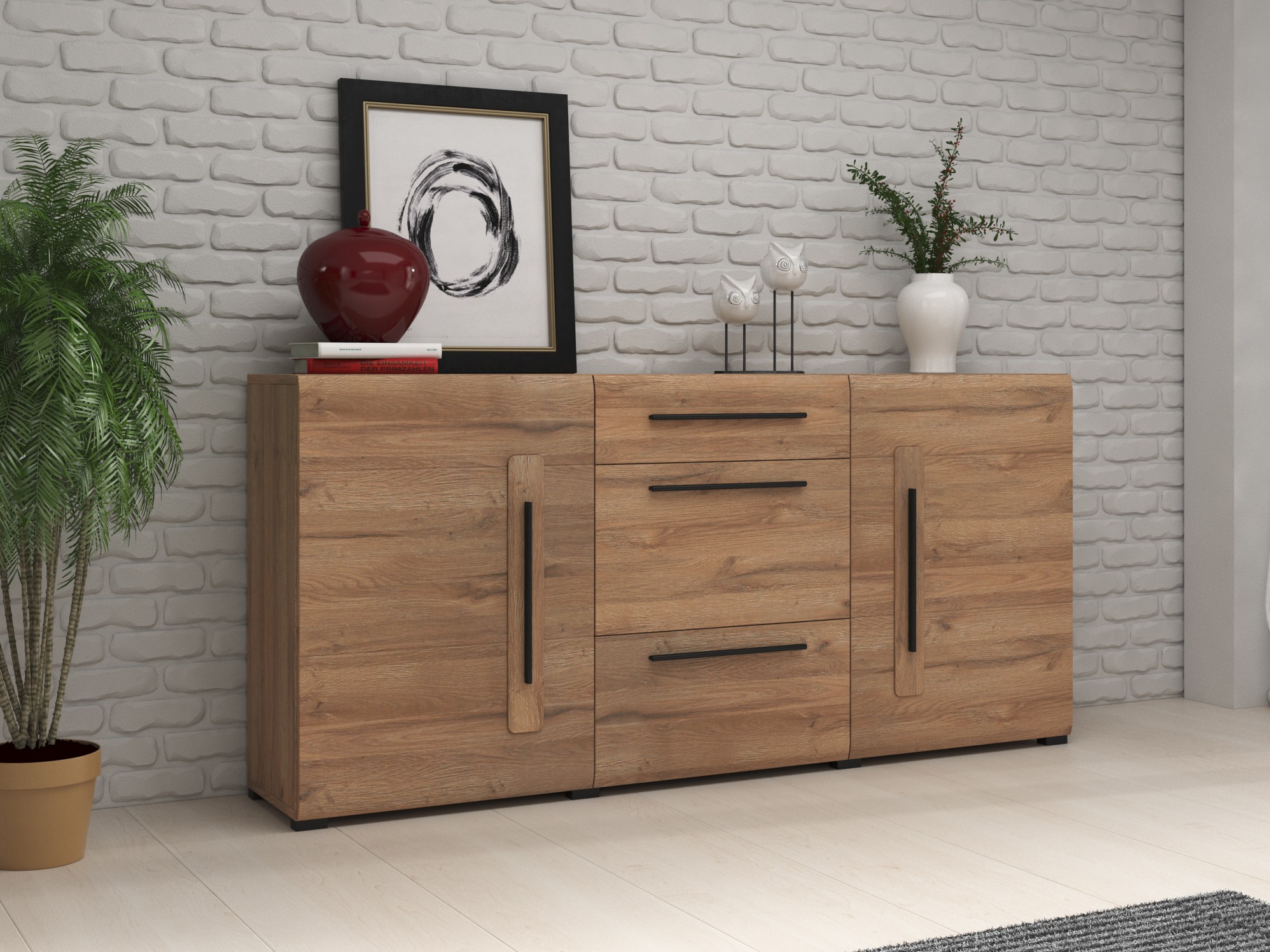 Chest of drawers Ophsalu 108 (Grandson oak)