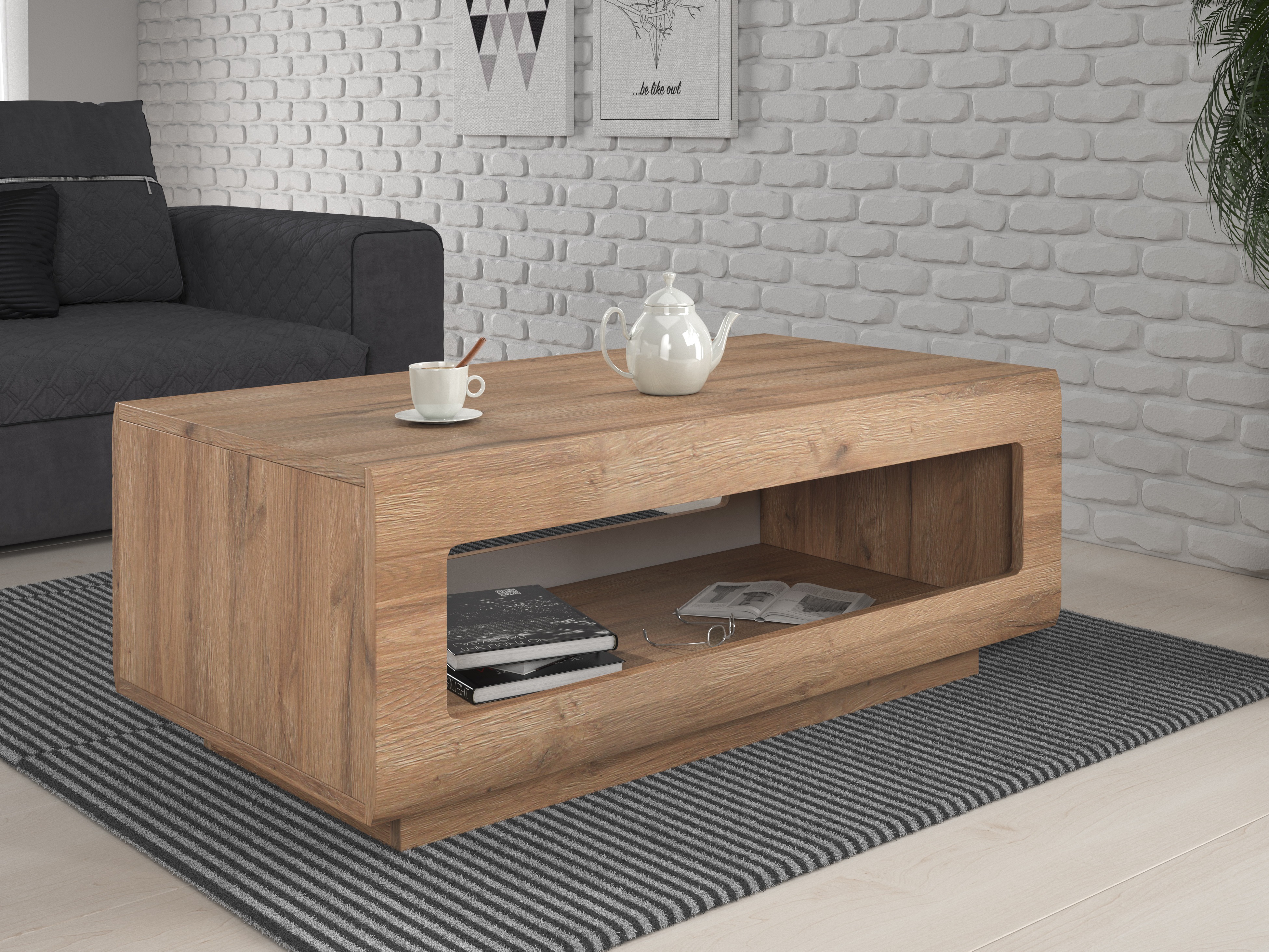 Coffee table Ophsalu 102 (Grandson oak)