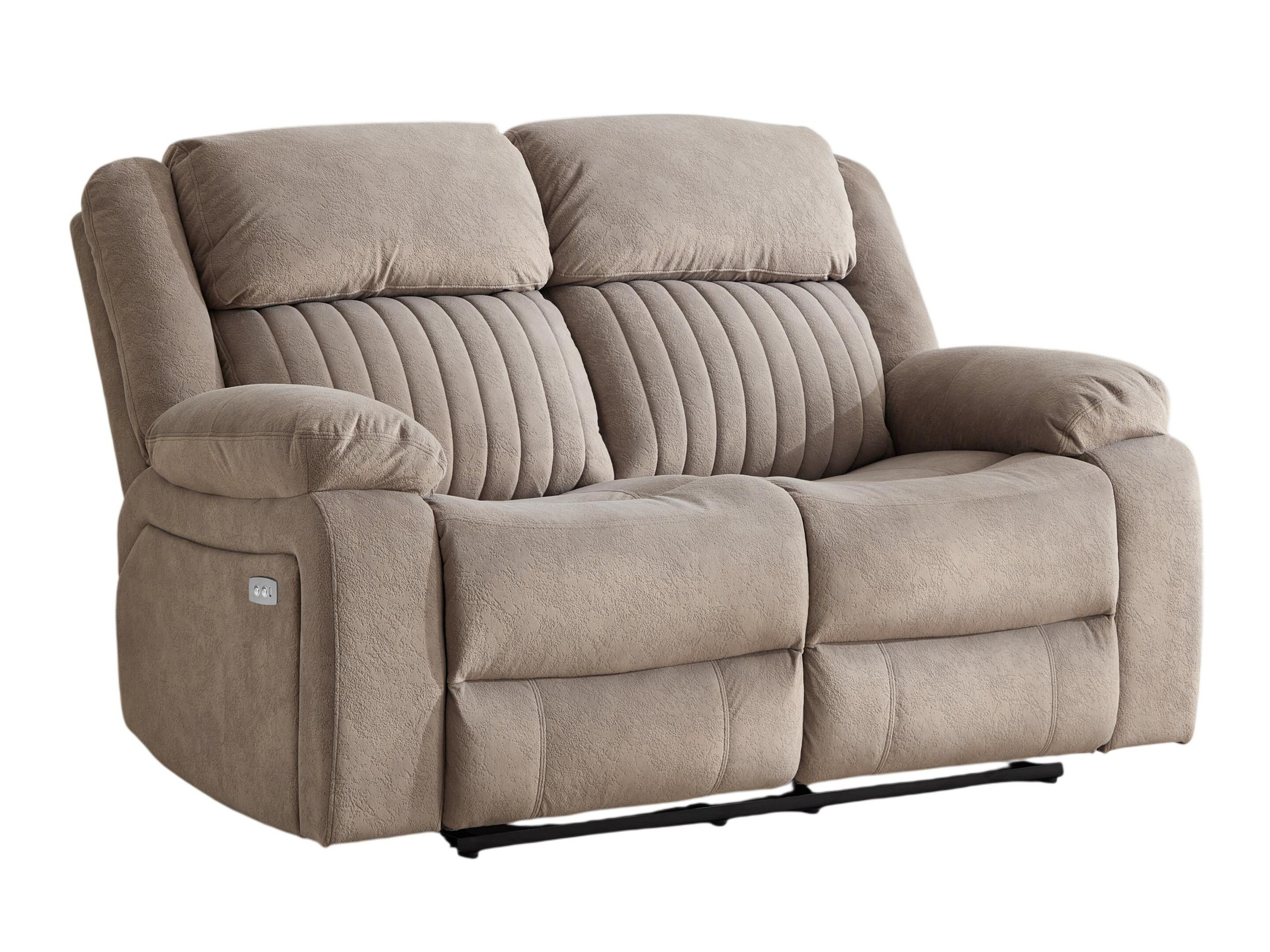 Recliner sofa Lufero 107 (Taupe)