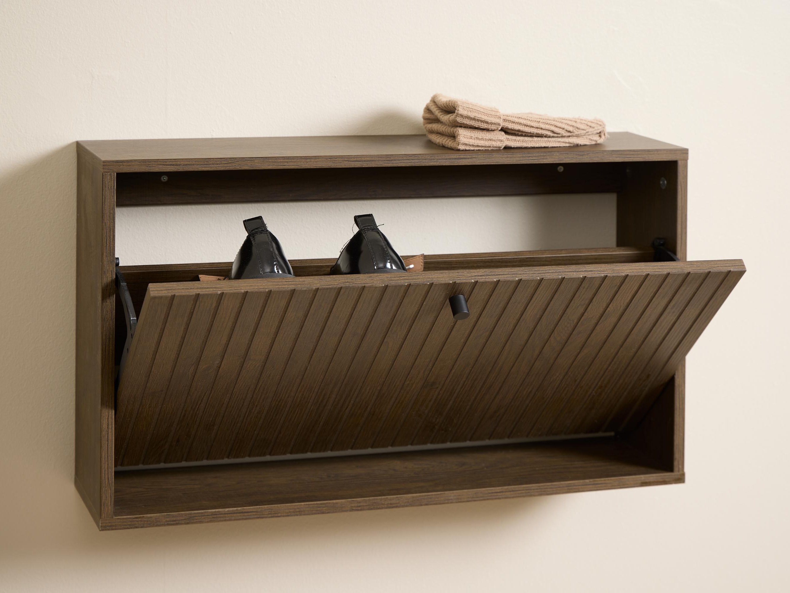Shoe shelf Norsica Levala 106 (Brown)