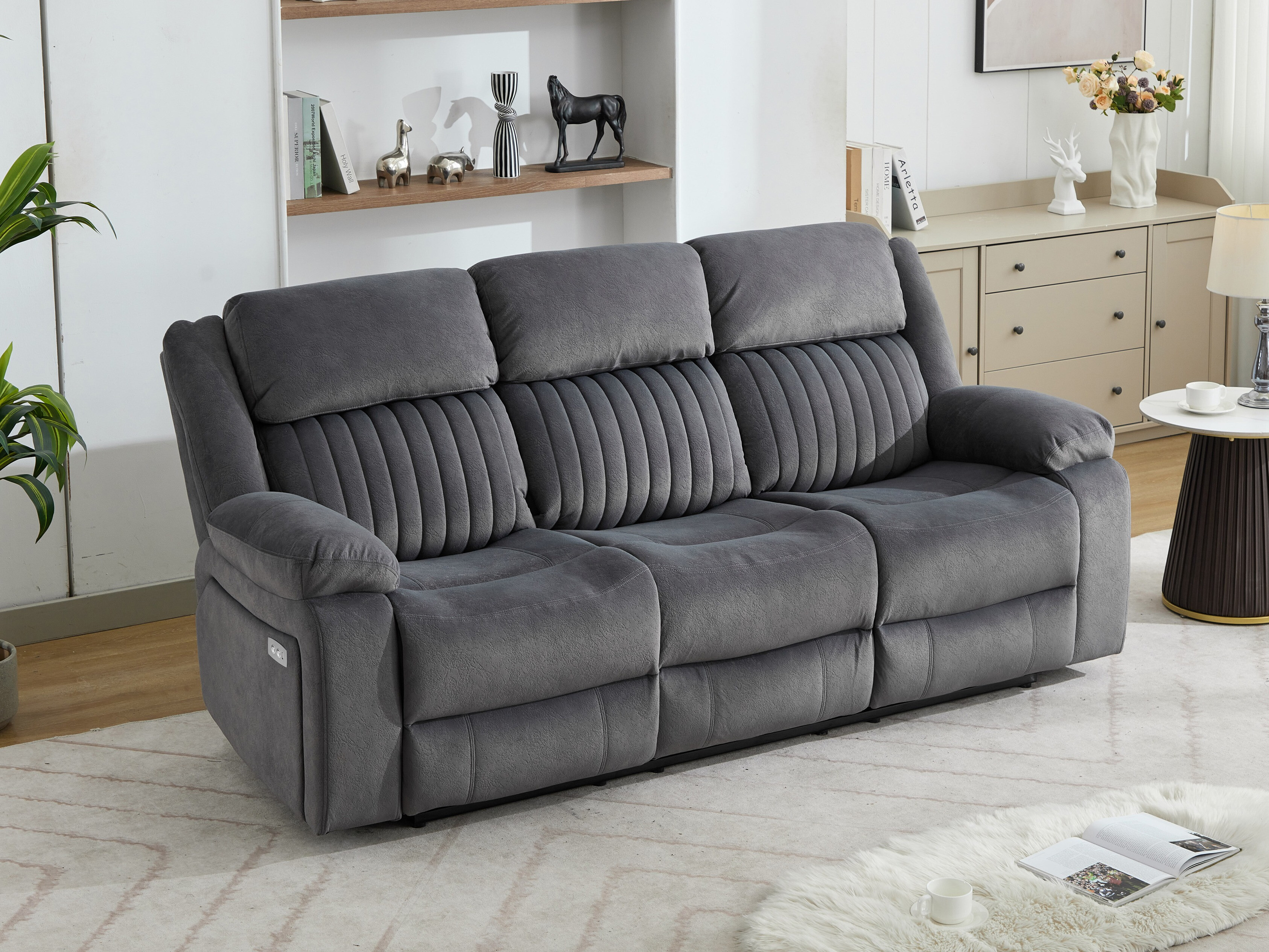 Sofa recliner Lufero 108 (Grey)