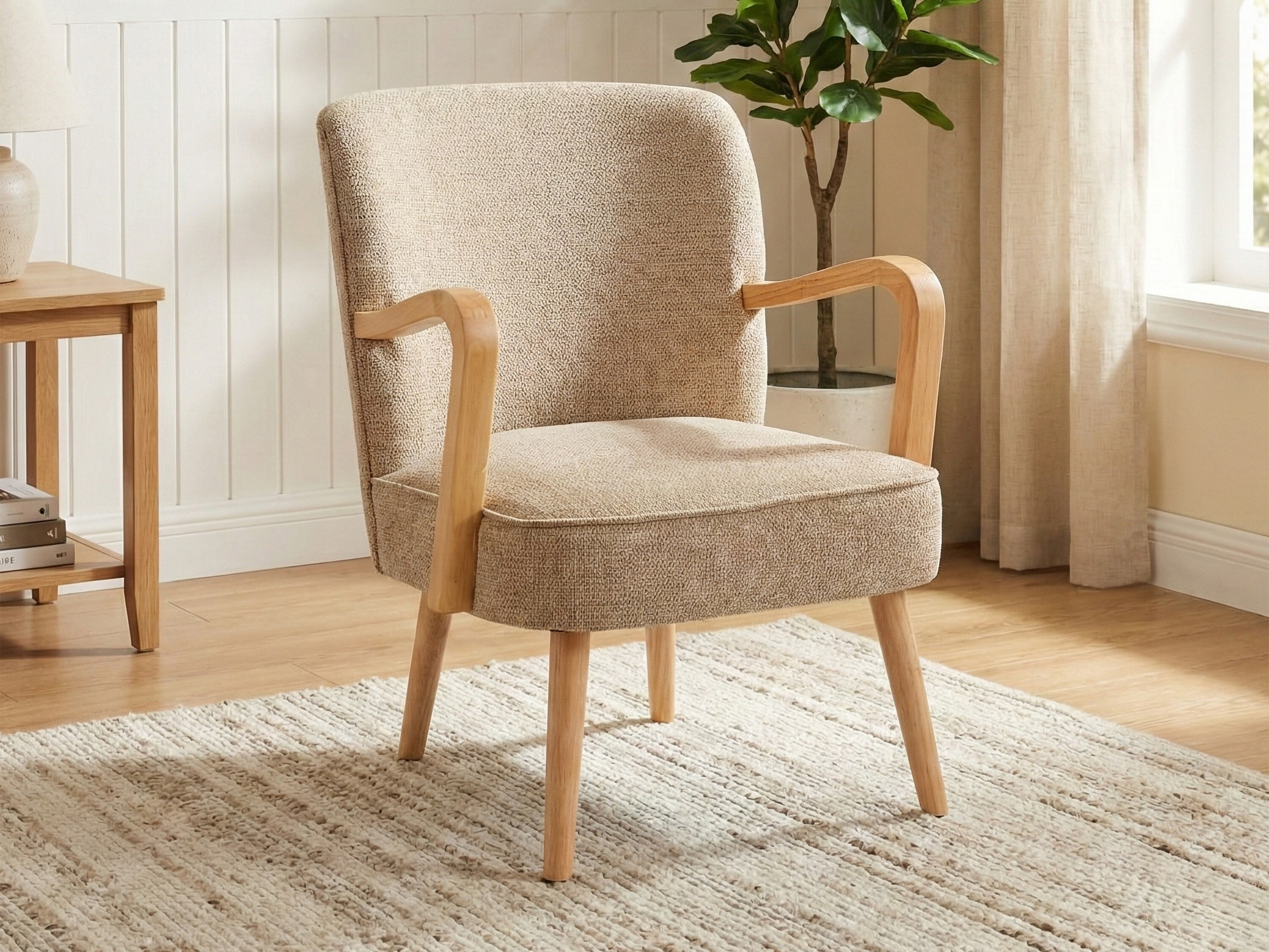 Armchair Anaheim 113 (Light brown)