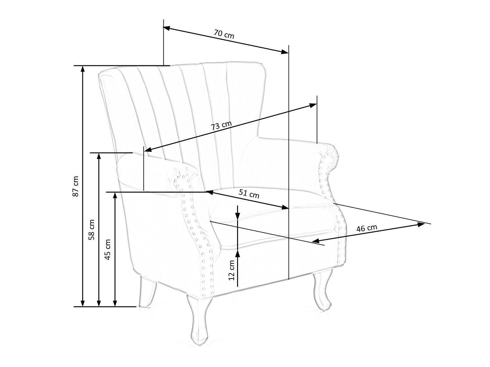 Armchair Houston 1105 (Beige)